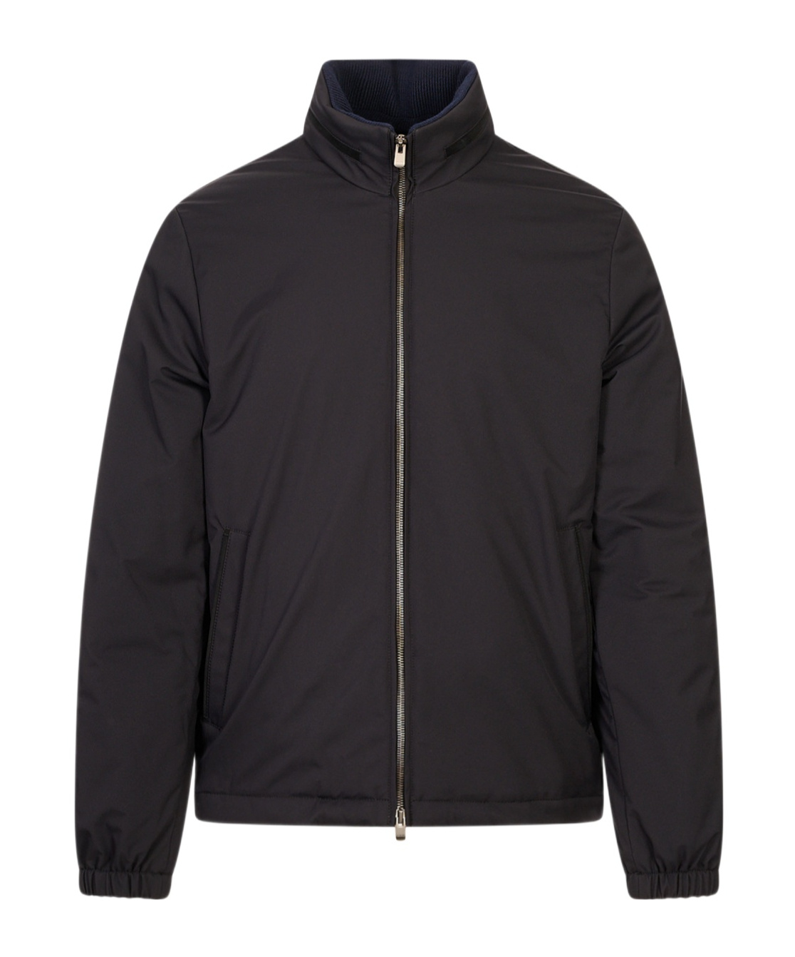 Agnona Long-sleeved Casual Jacket In Black
