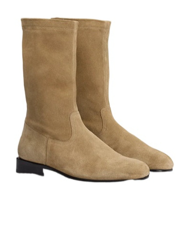 Lemaire Beige Soft Workwear Boots In Kraft Beige