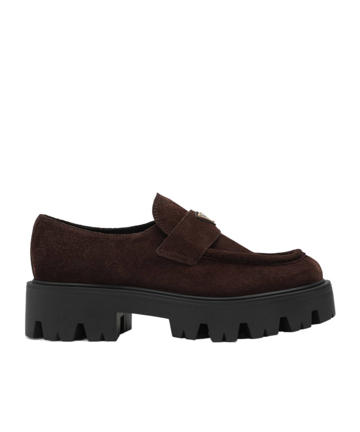PRADA ROUND-TOE LOAFERS