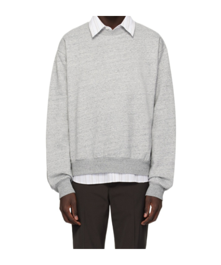 Acne Studios Long-sleeved Sweater In Gray