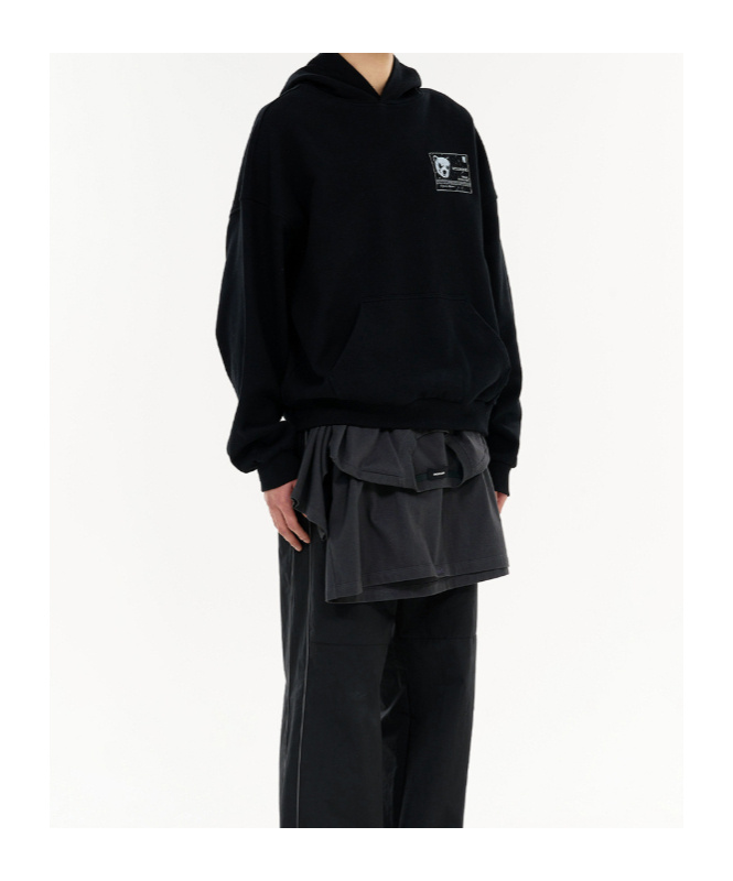 We11 Done Dna Hoodie In Black