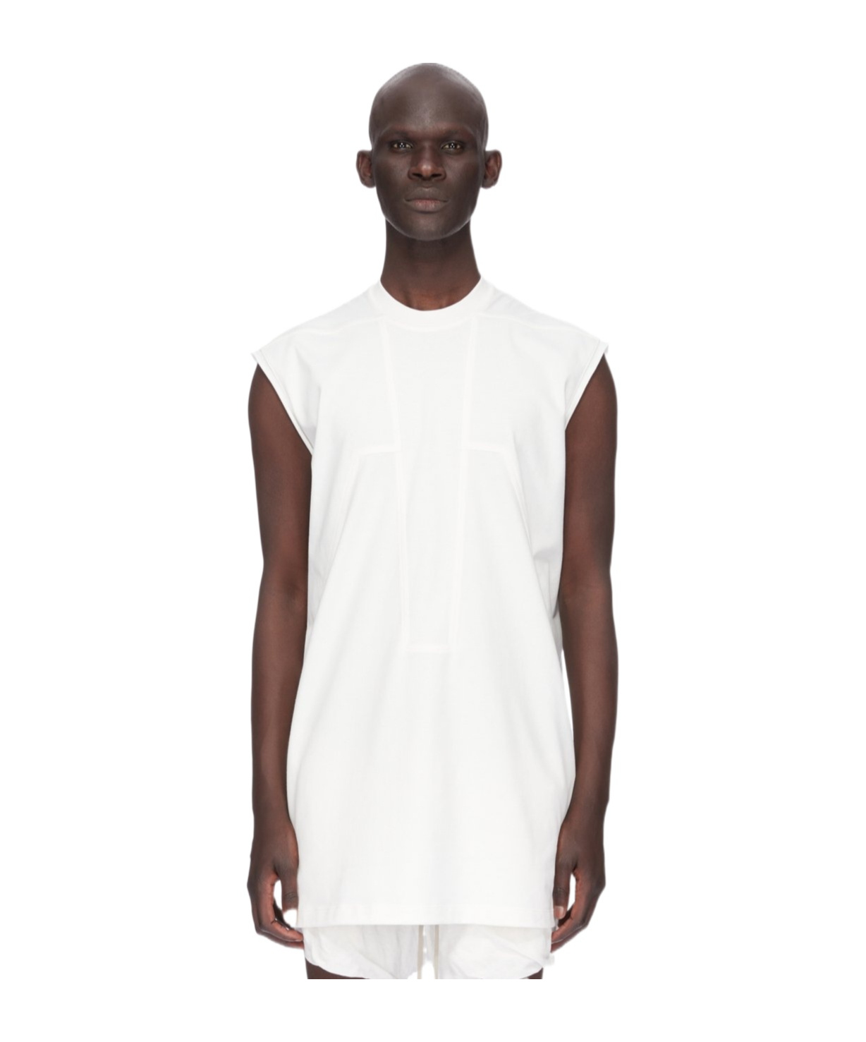 Rick Owens Off-white Concordians Basic Sl Tank Top In White