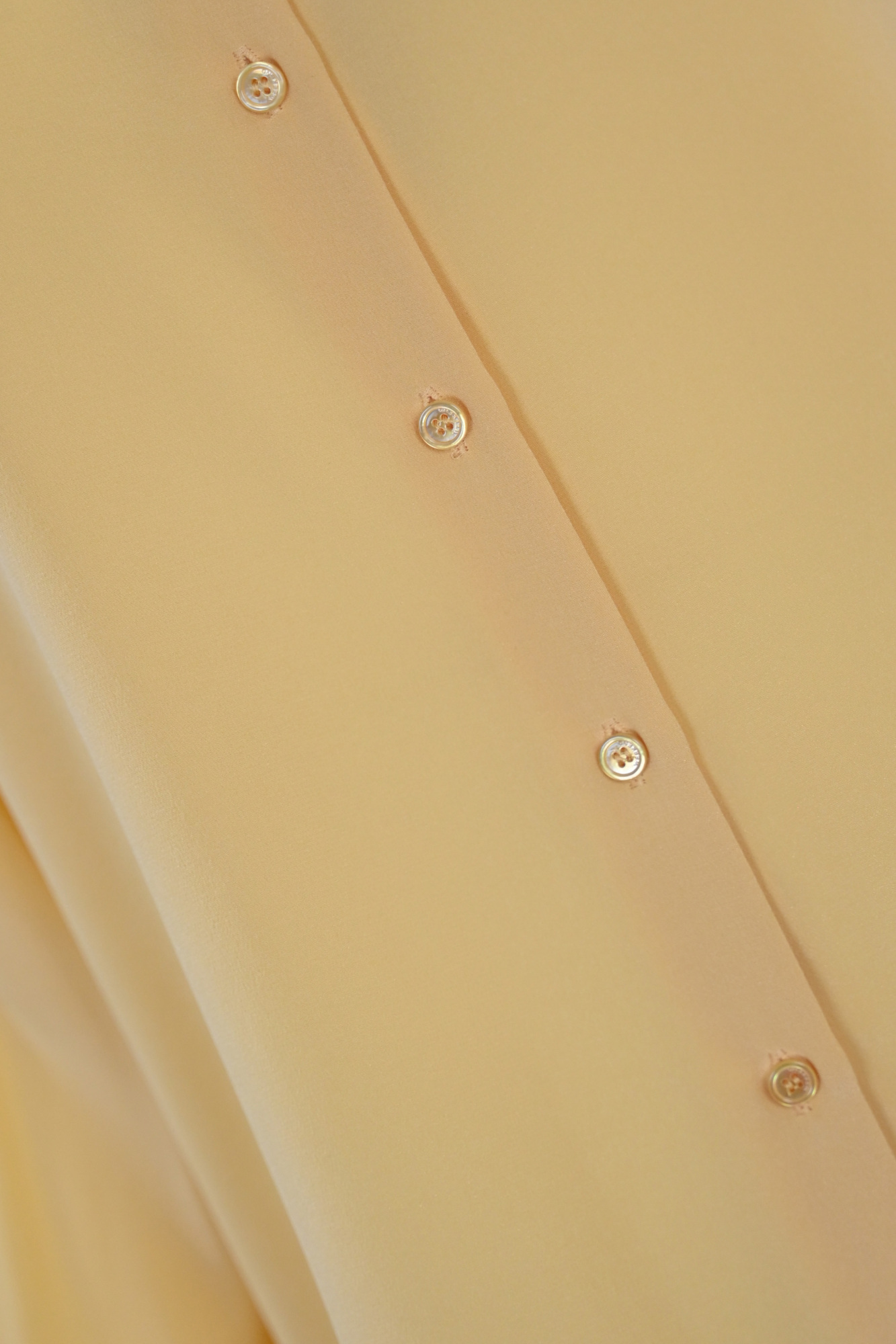Weekend Max Mara Geo Chine Crepe Shirt In Yellow