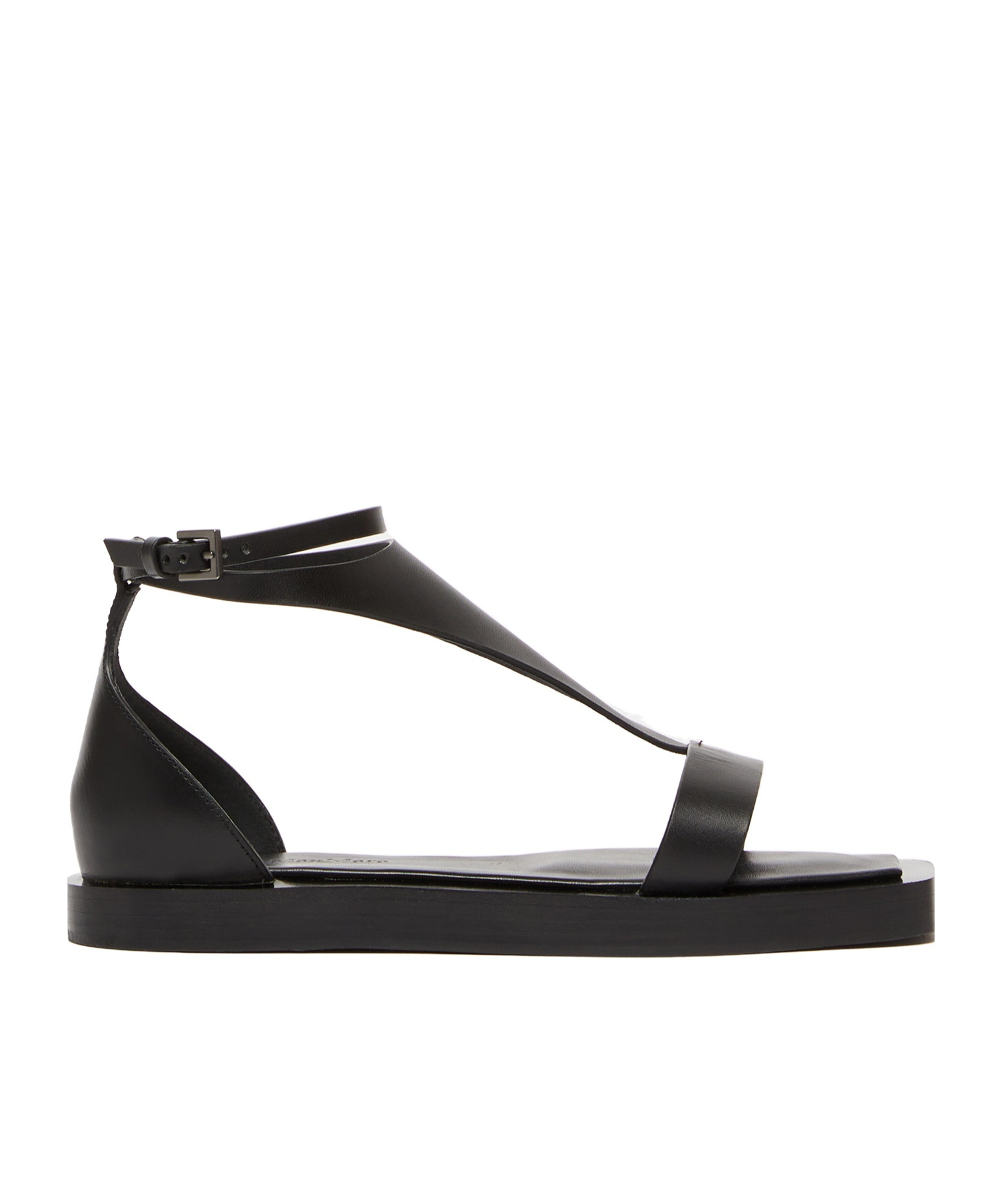 Max Mara Leather Sandals With Premium Quality In Green