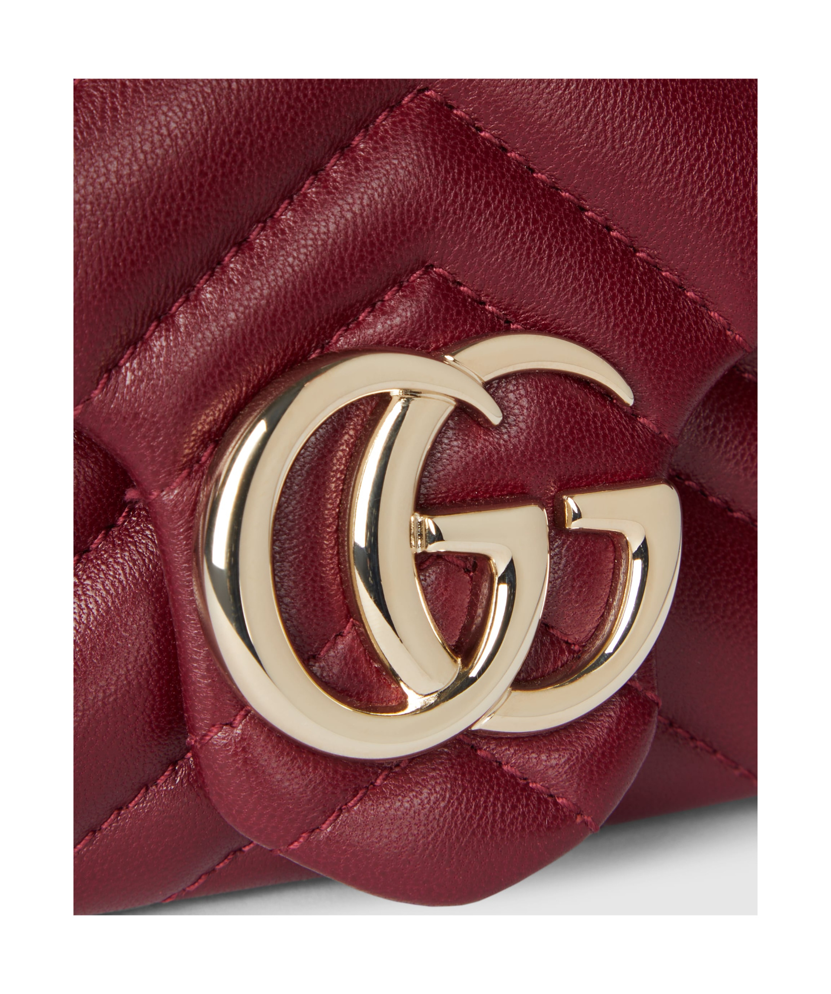 Gucci Gg Marmont Mini Shoulder Bag In Burgundy