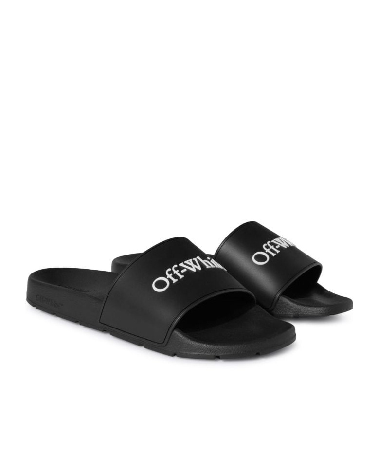Off-white Off White Women Bookish Sliders In Black