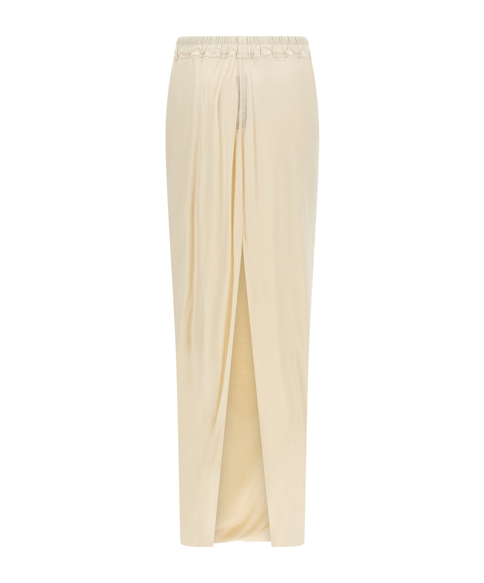 Rick Owens Drkshdw "pillar" Maxi Skirt In Nude