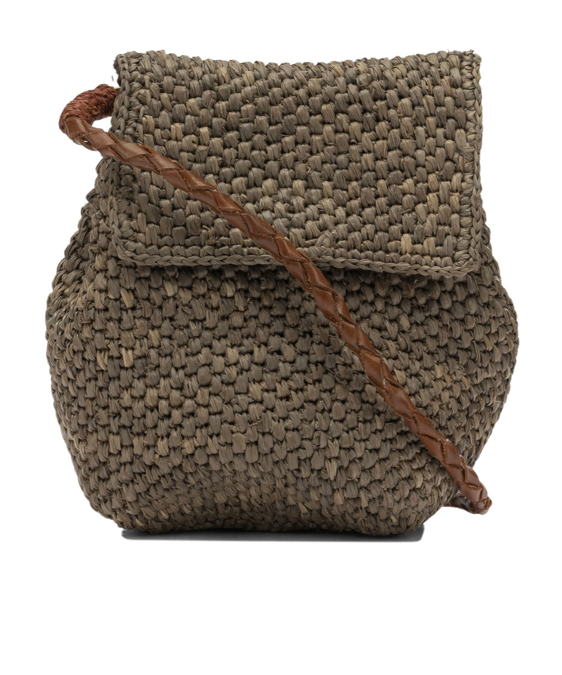 Ibeliv Flap Shoulder Bag In Brown