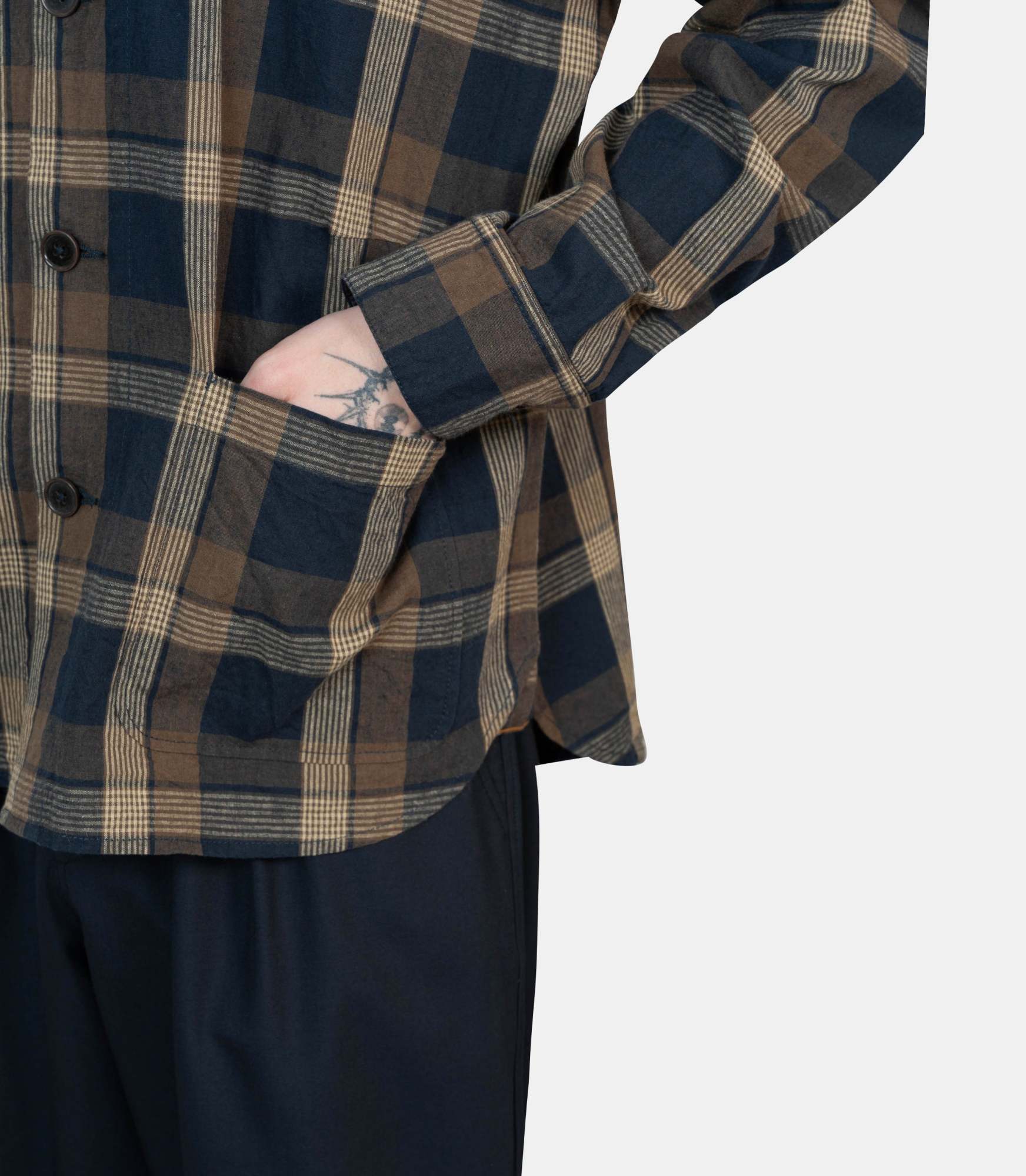 Universal Works Lapel Long Sleeve Casual Jacket