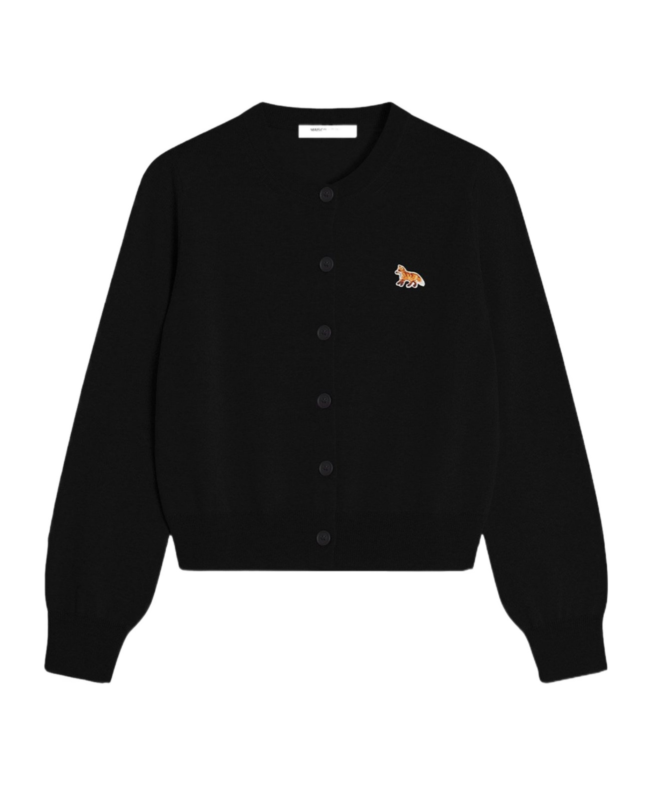Maison Kitsuné Maison Kitsune Midnight Blue Wool Cardigan In Blue