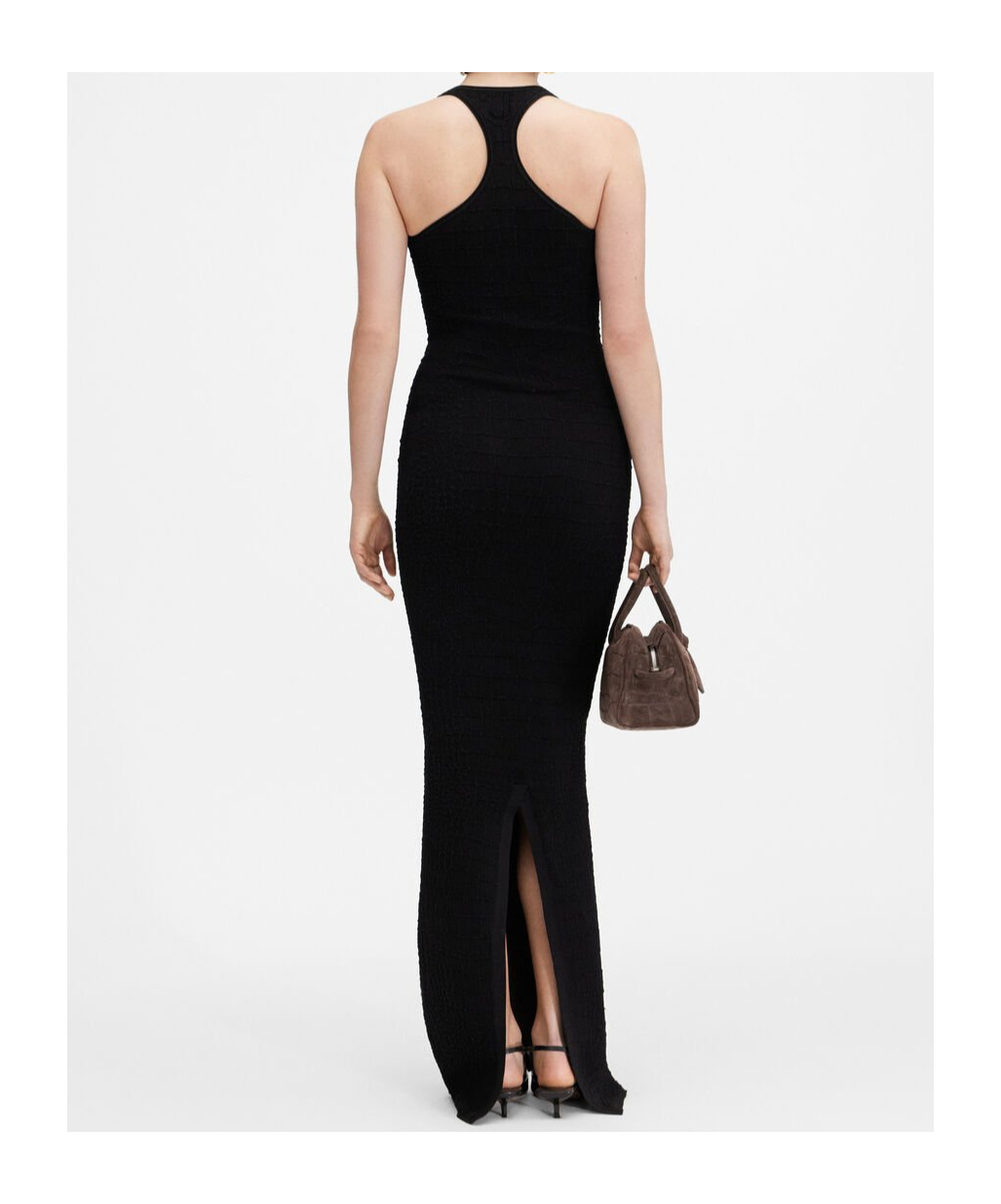 Jacquemus La Robe Scala Racerback Body-con Tank Dress In Black