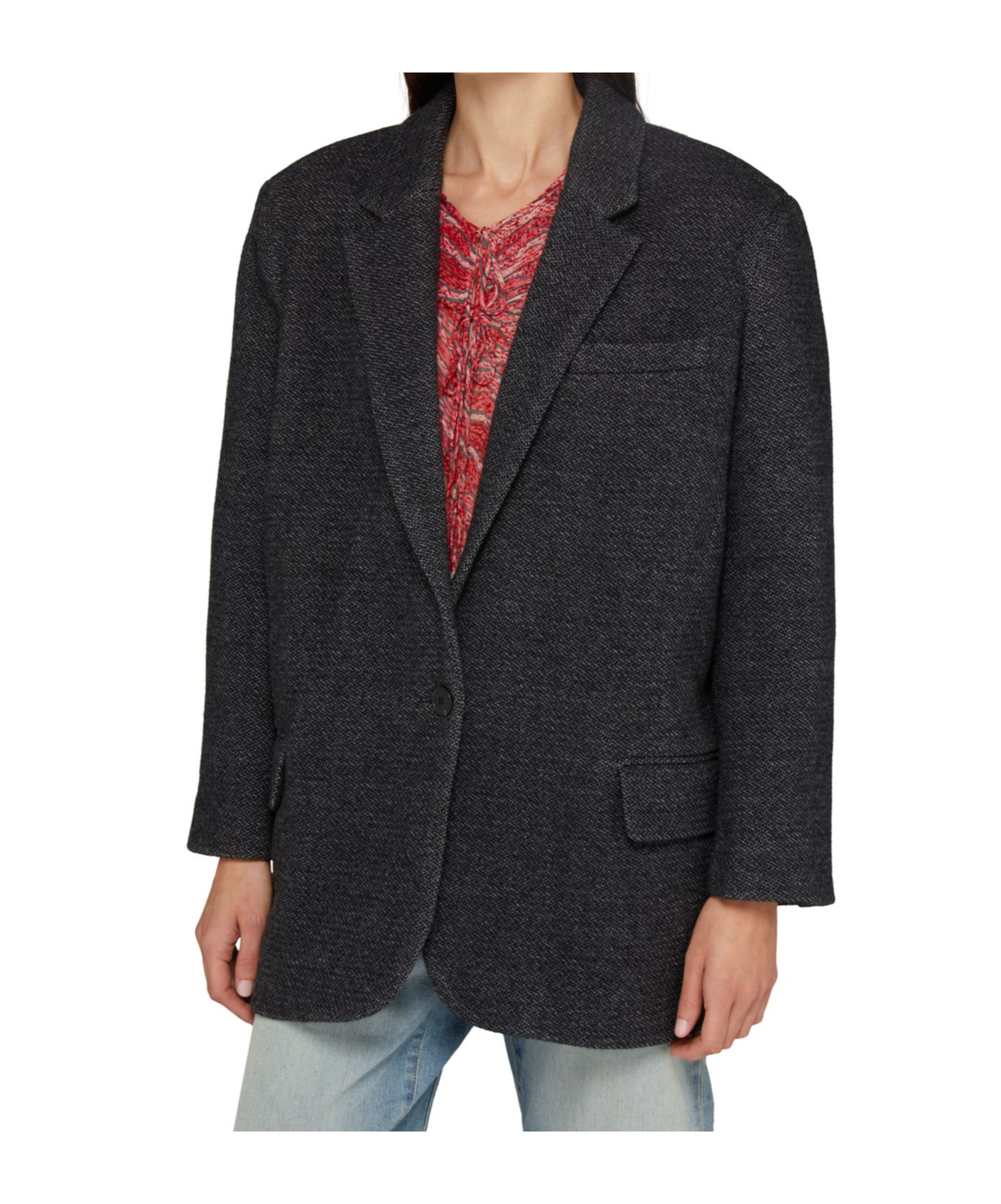Isabel Marant Étoile Cikaito Jacket In Anthracite Color