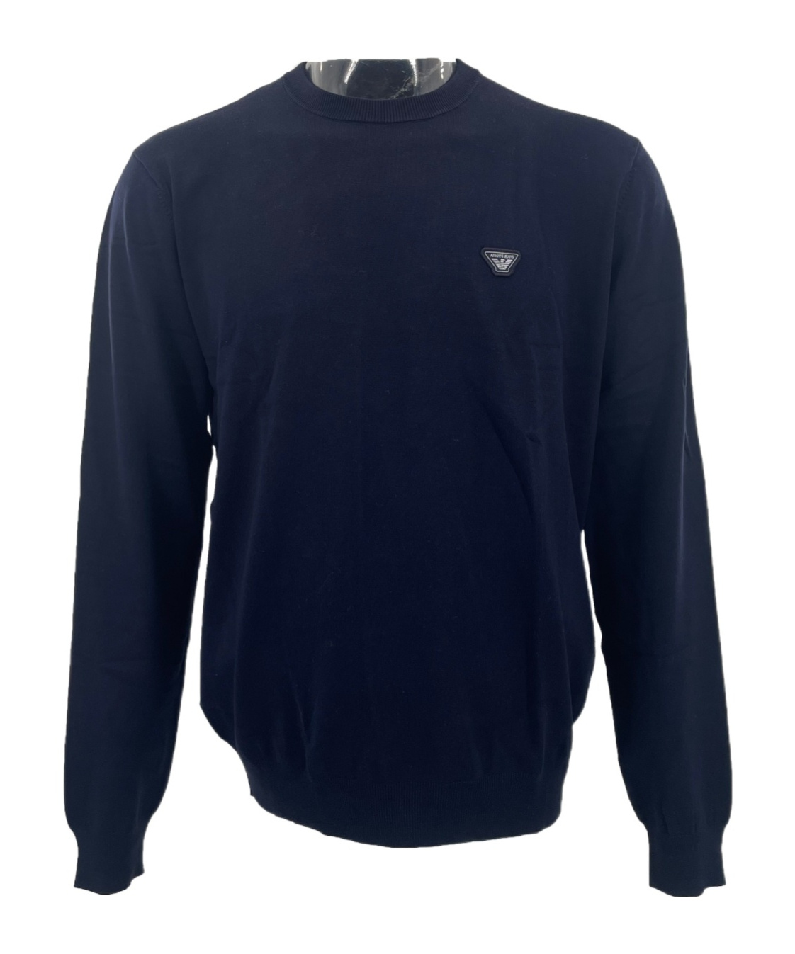 Armani Jeans Logo Decal Sweater In Black