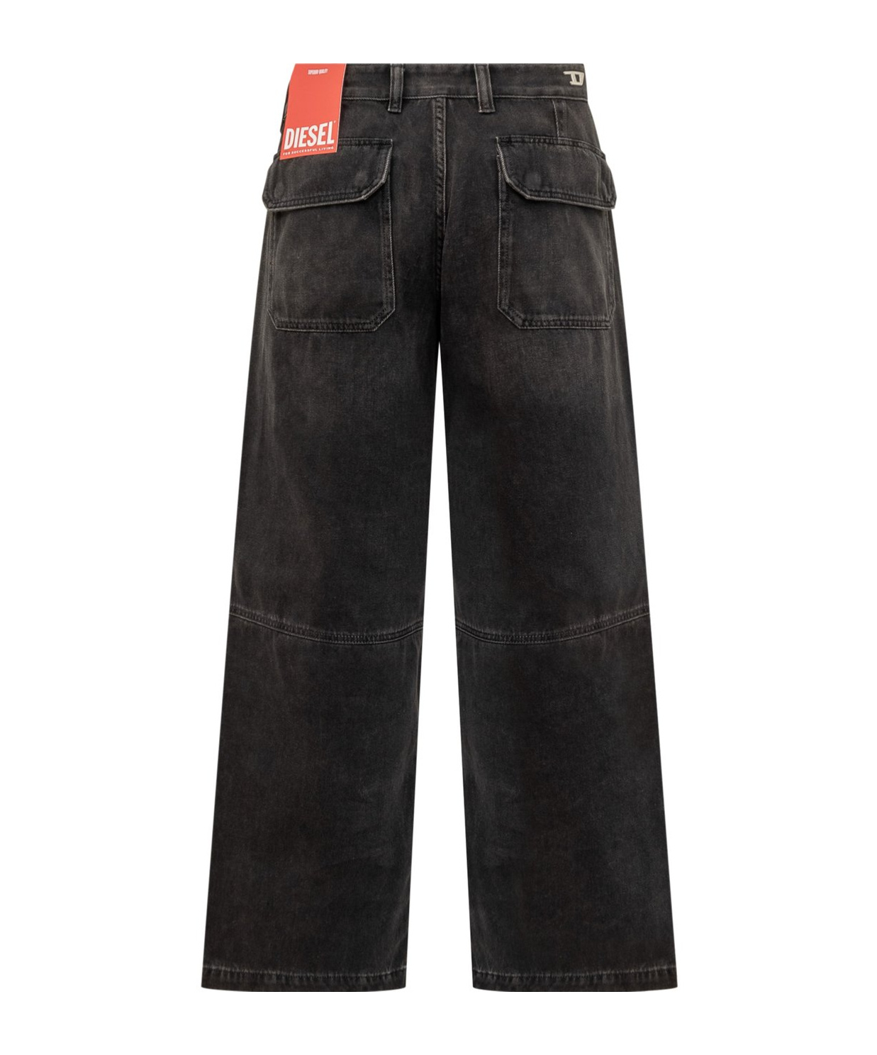 Diesel Black D-shift Jeans In Black