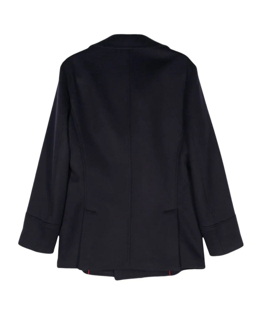 Eleventy Double-breasted Coat In Black