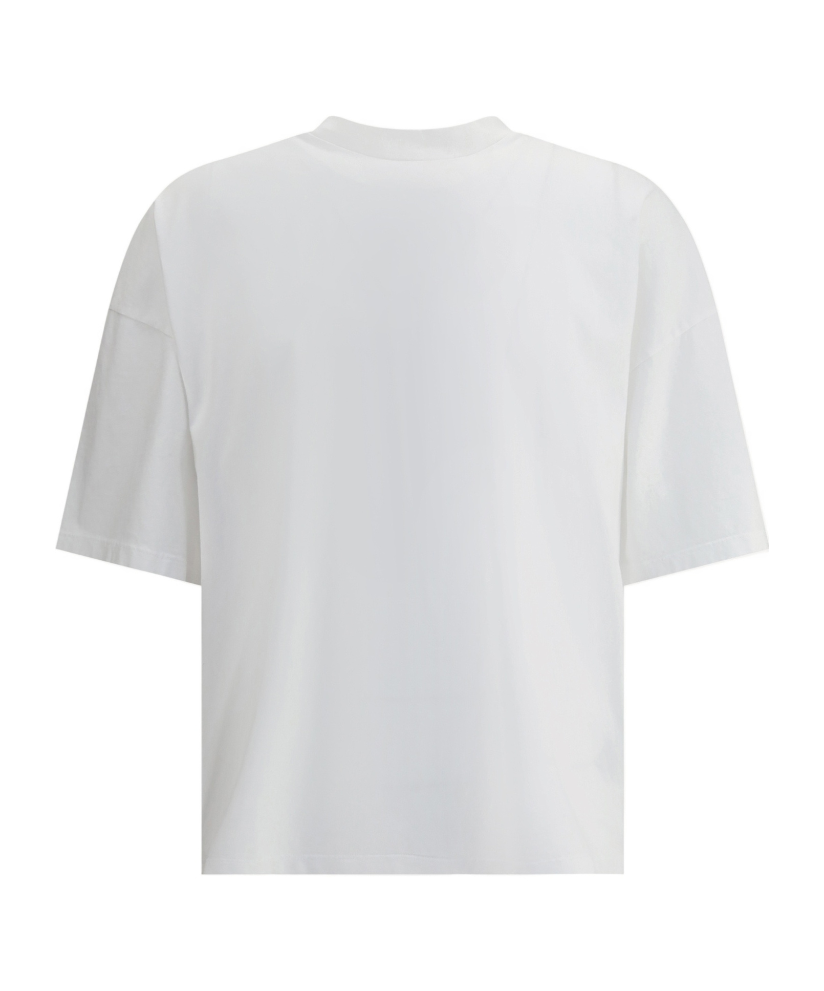 Haikure Drop Shoulder Short-sleeved T-shirt In White