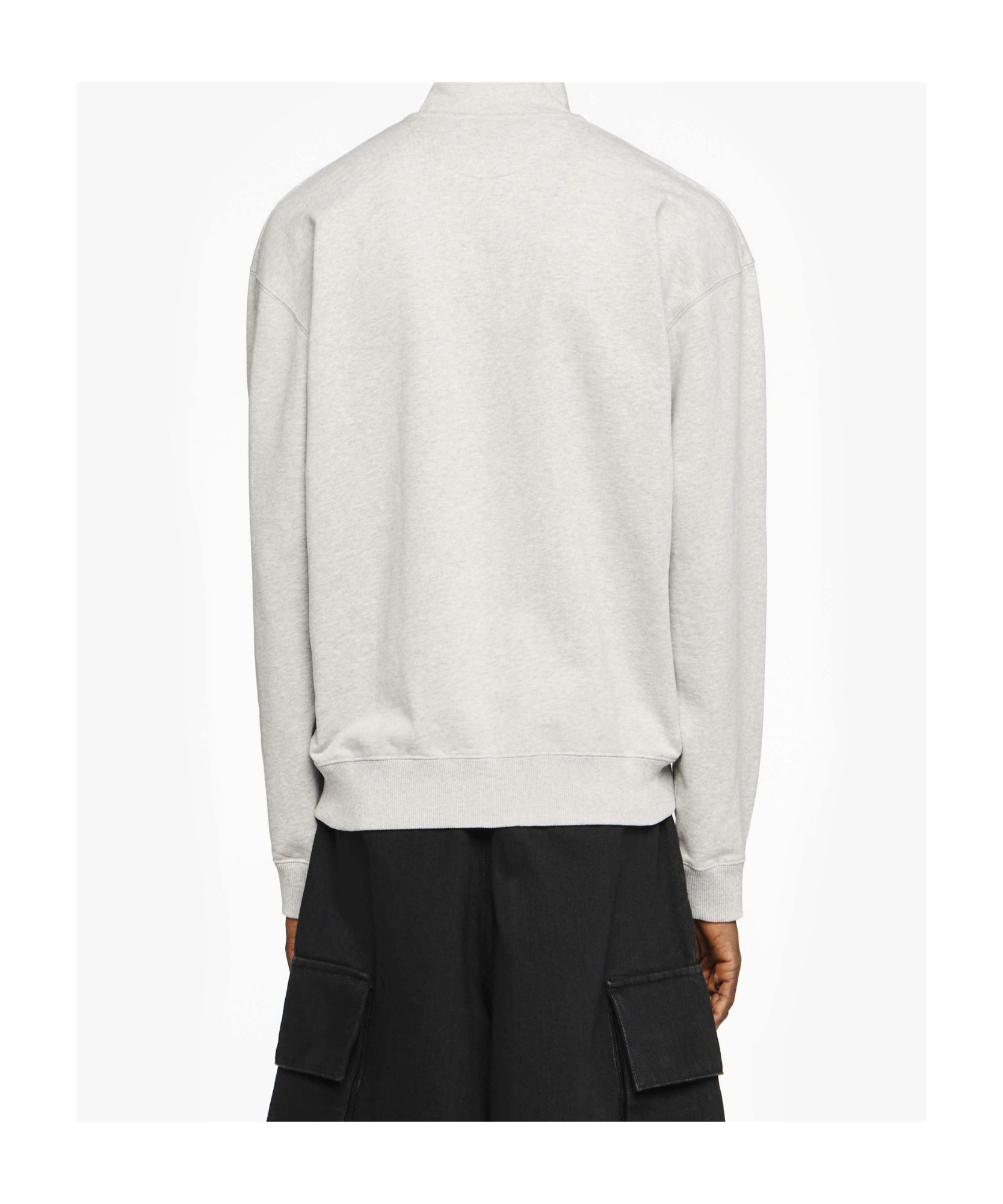 Jw Anderson Sweatshirt With Half Zip In White