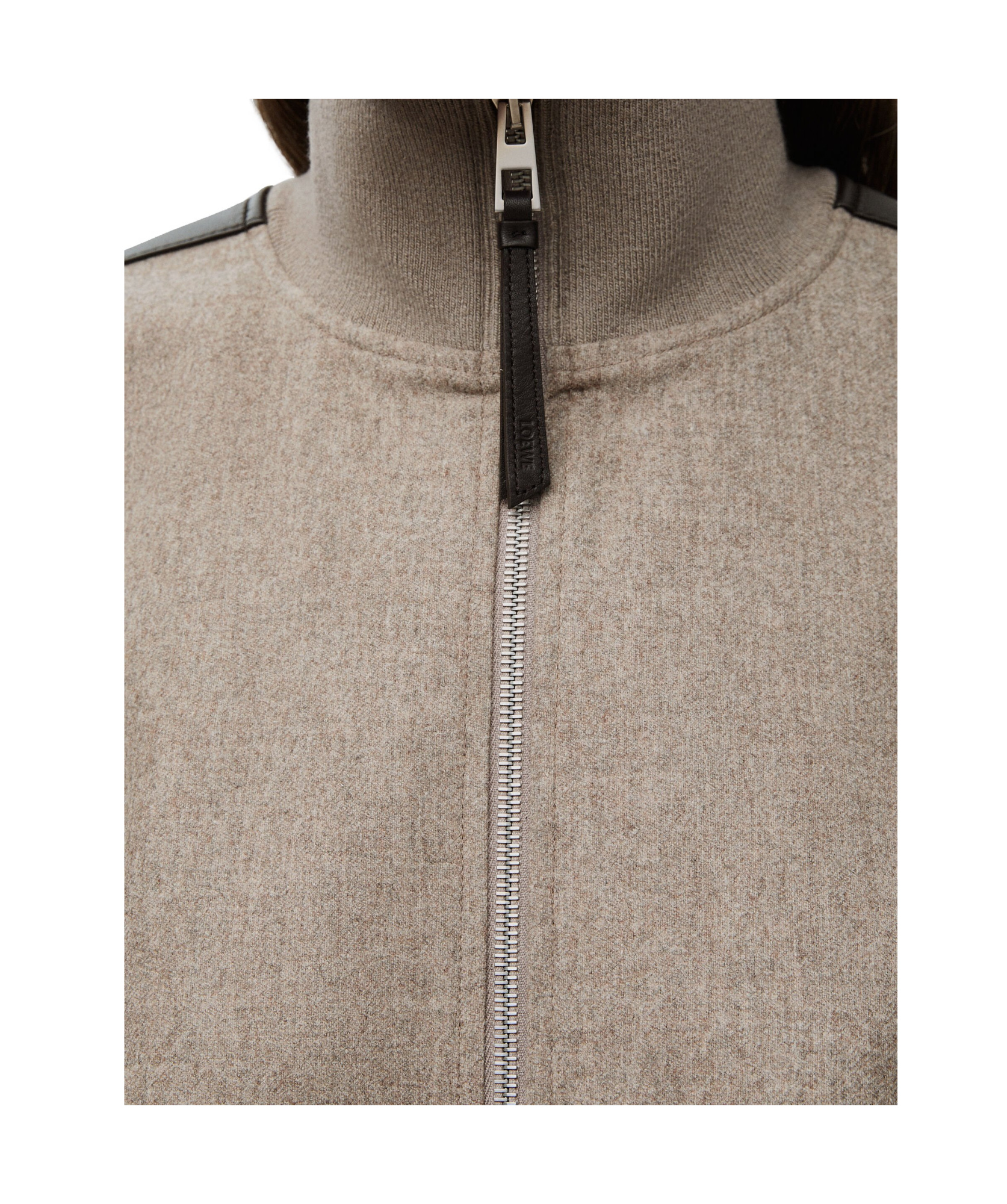 Loewe Wool And Cashmere Sportswear Jackets In Gray