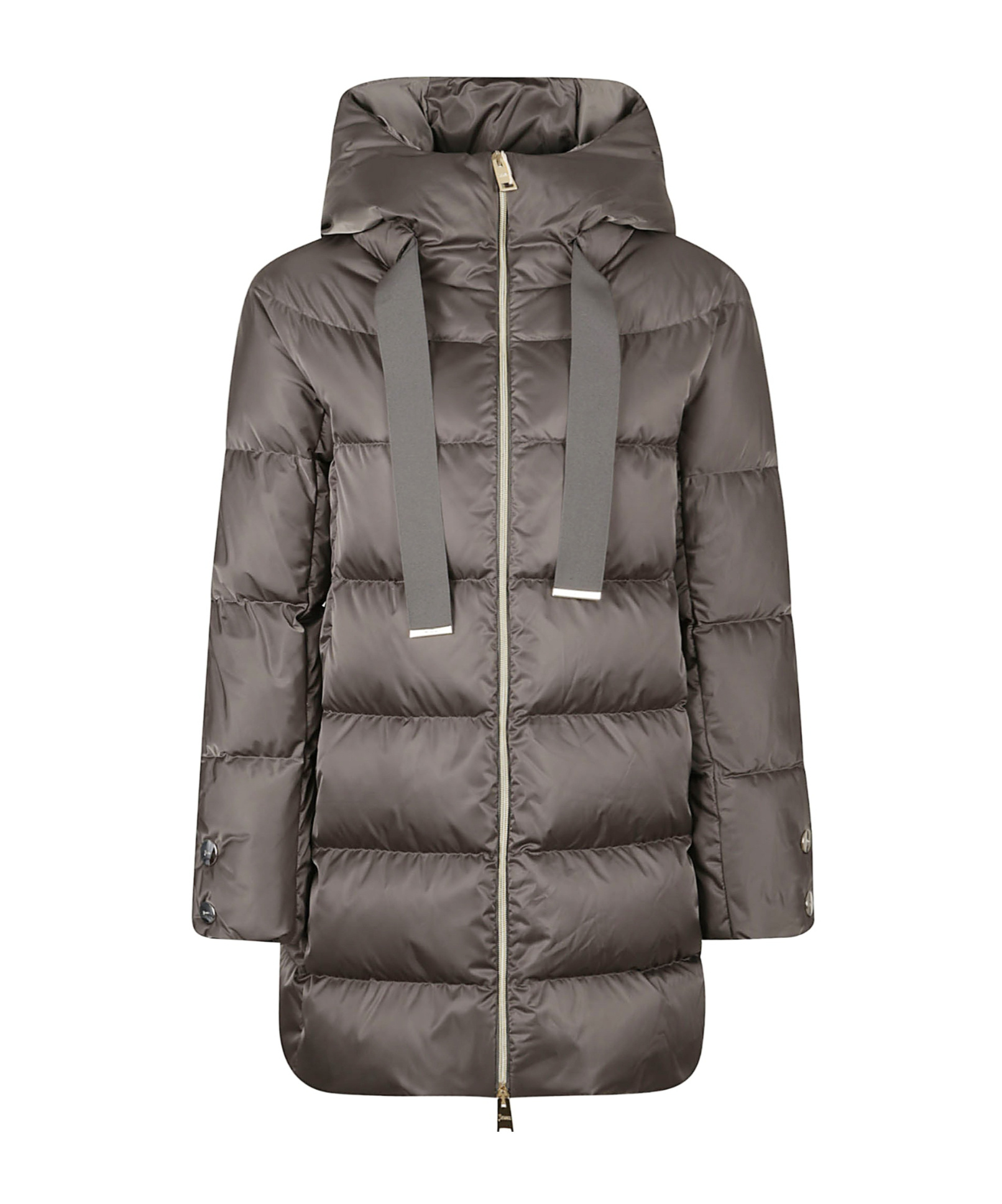 Herno Hooded Down Jacket In Gray