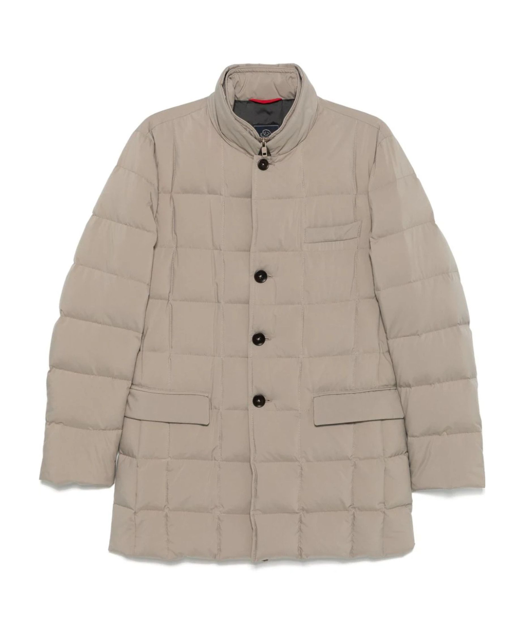 Fay Double-front Jacket In Nude