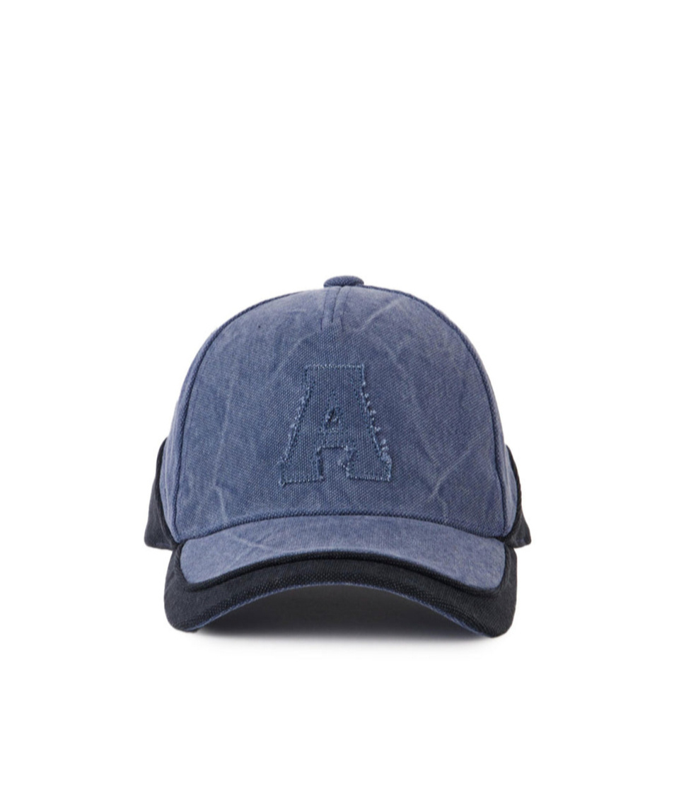 Ambush Monogram Hat In Blue