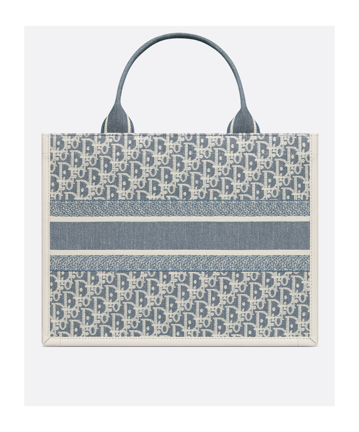 Dior Small Book Tote Shoulder Bag In Blue