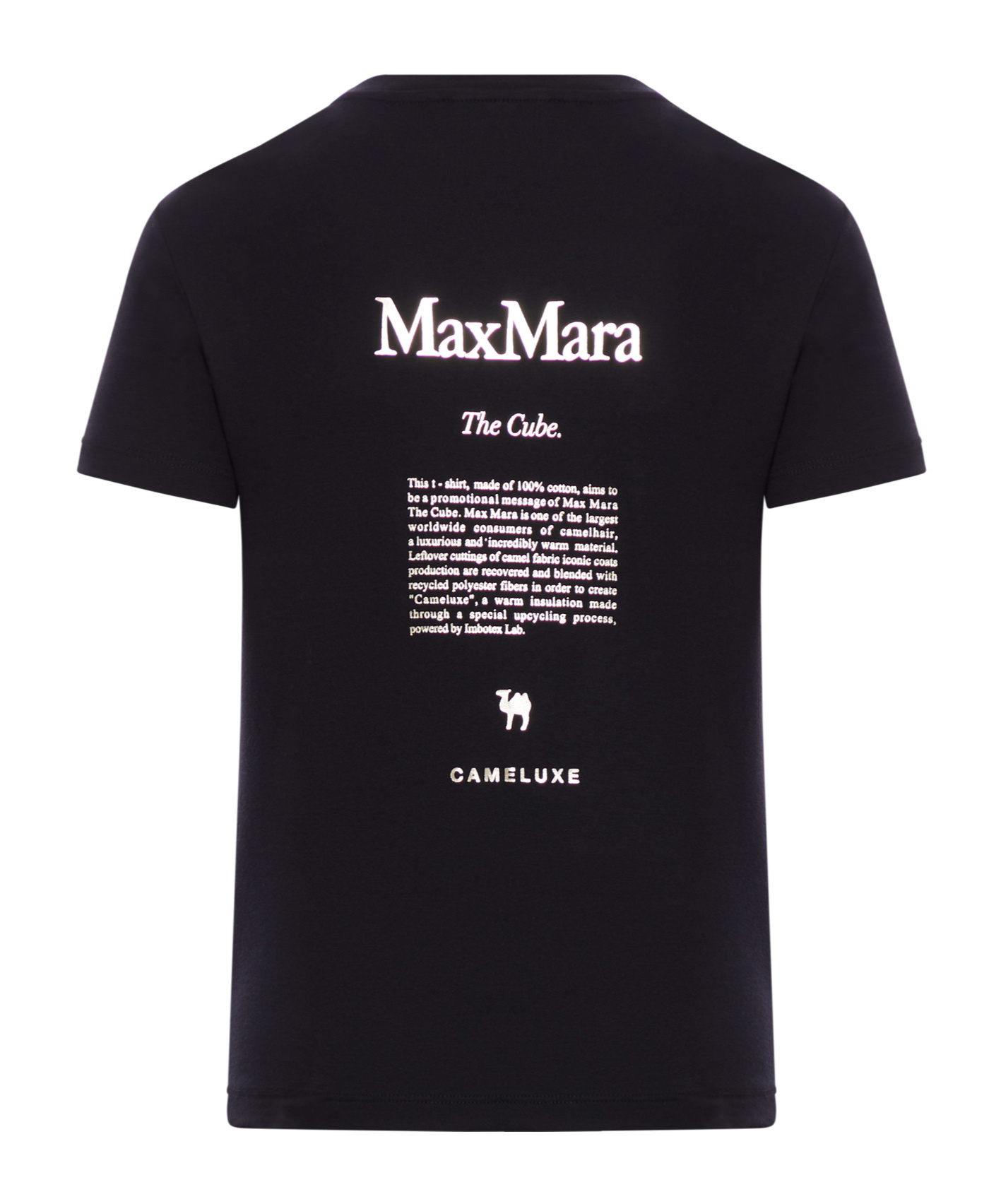 Max Mara Short-sleeved T-shirt In Black