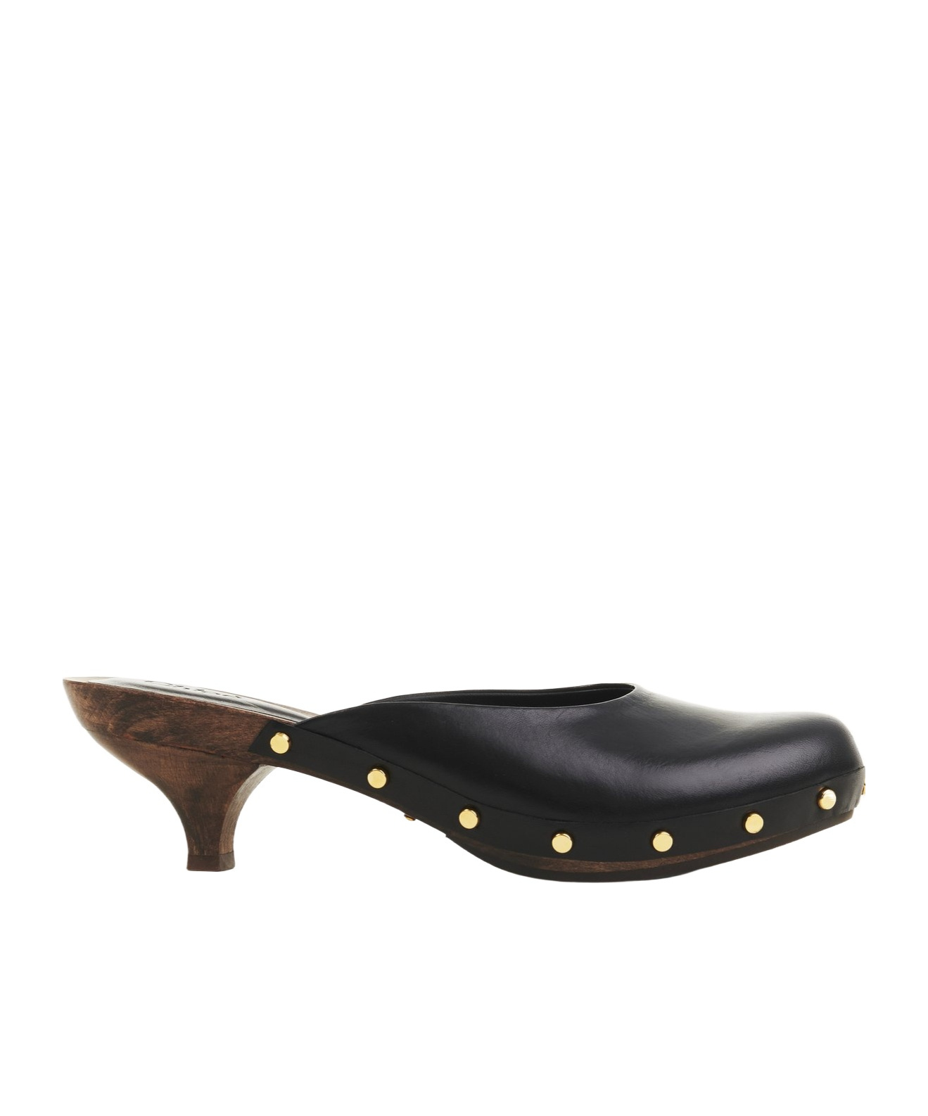 Chloé Judith Kitten Heel Clog In Black