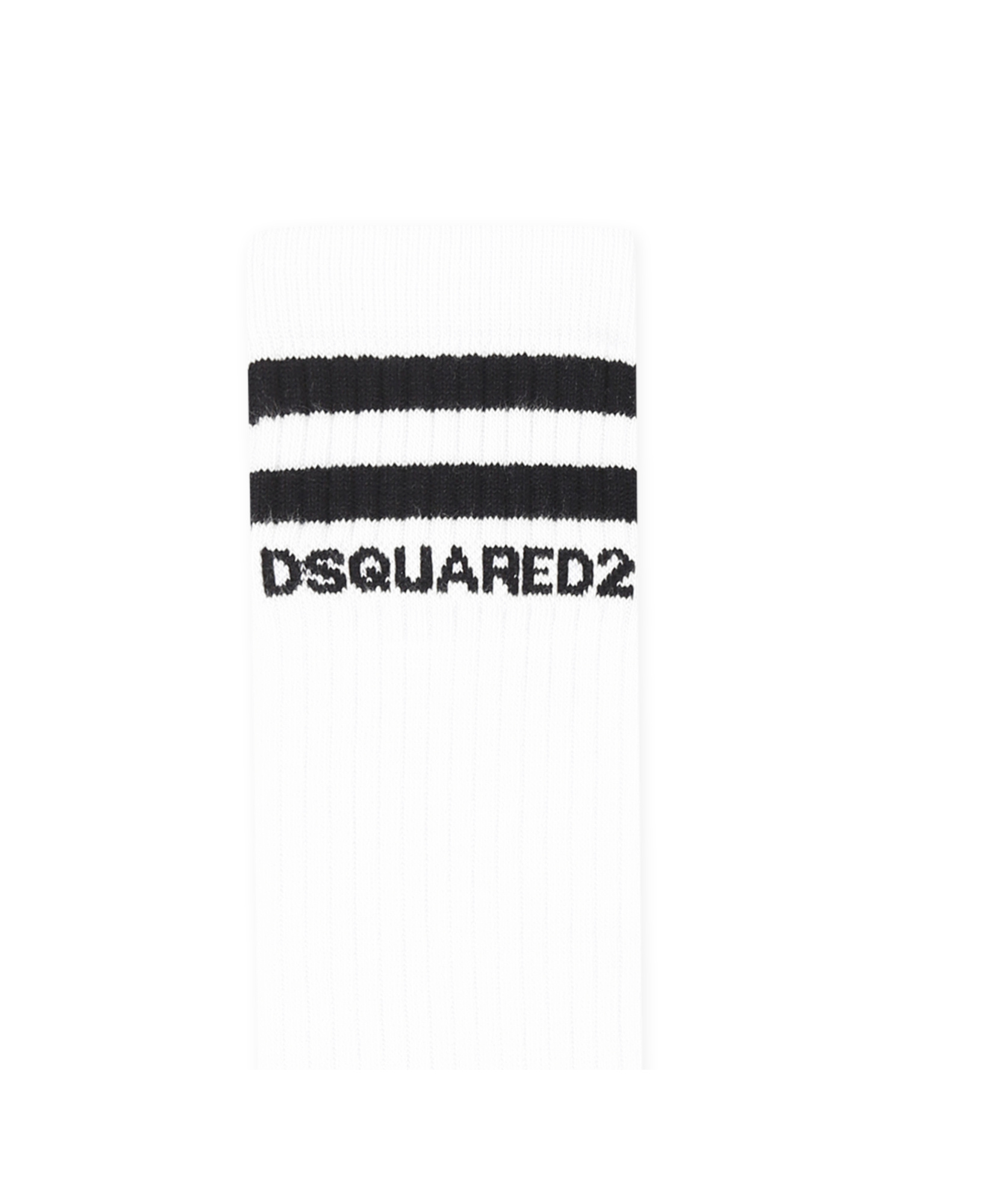 Dsquared2 Rib Knitted Socks In White