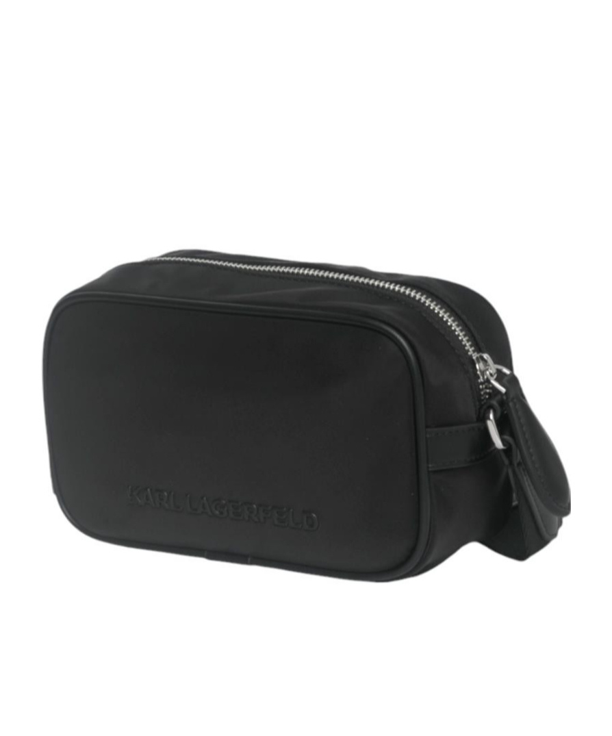 Karl Lagerfeld Ikon Cross Body Bag In Black