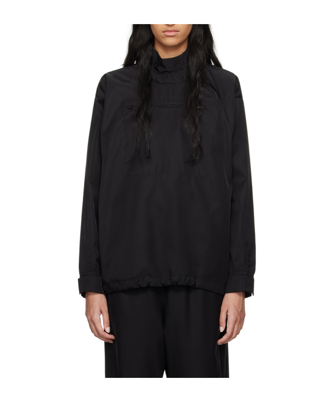The Row Nesson Oversized Linen Button-down Shirt In Black