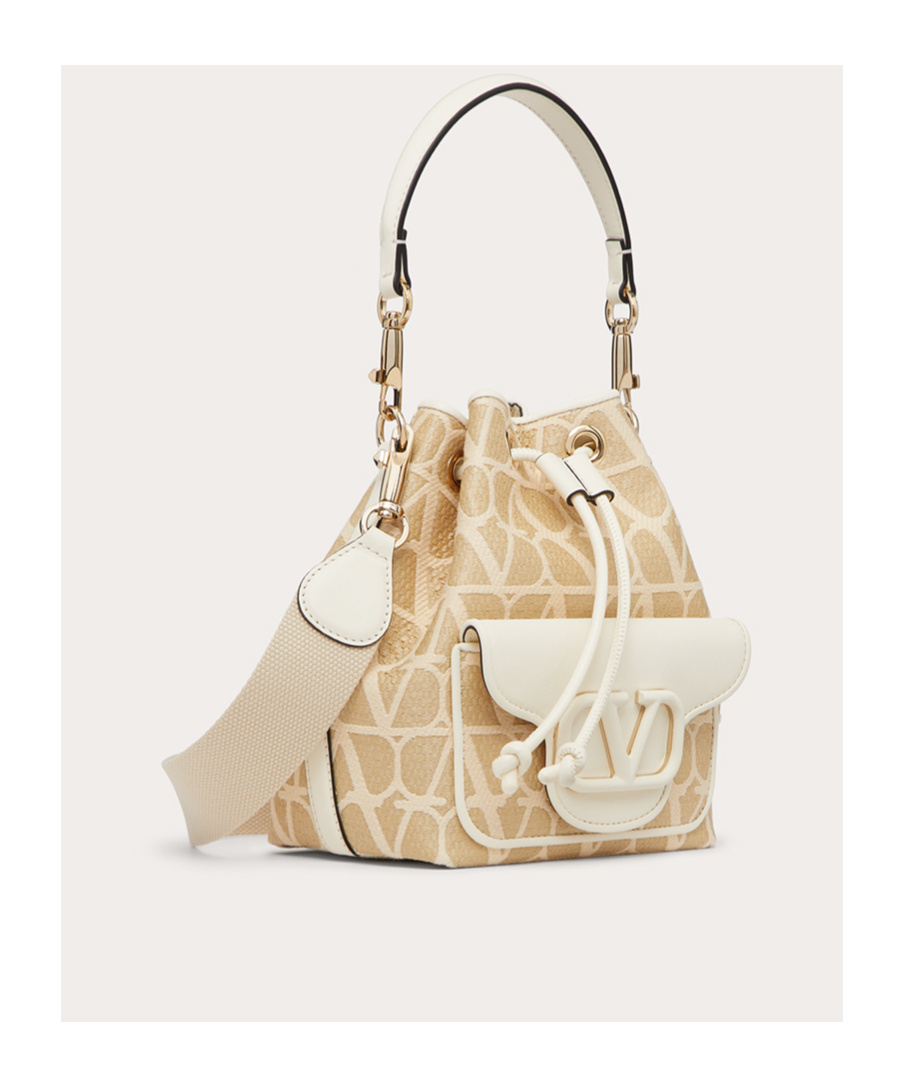 Valentino Top Handle Shoulder Bag In Nude