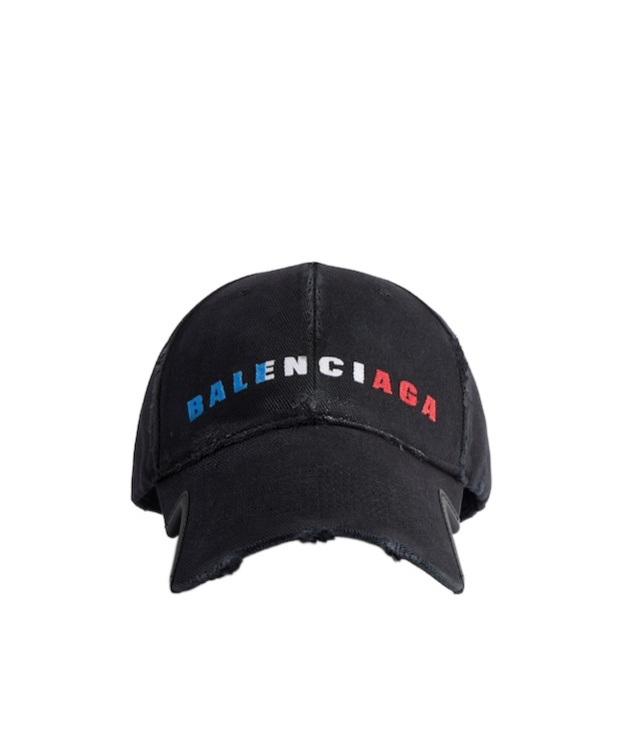Balenciaga International Cap In Faded Black