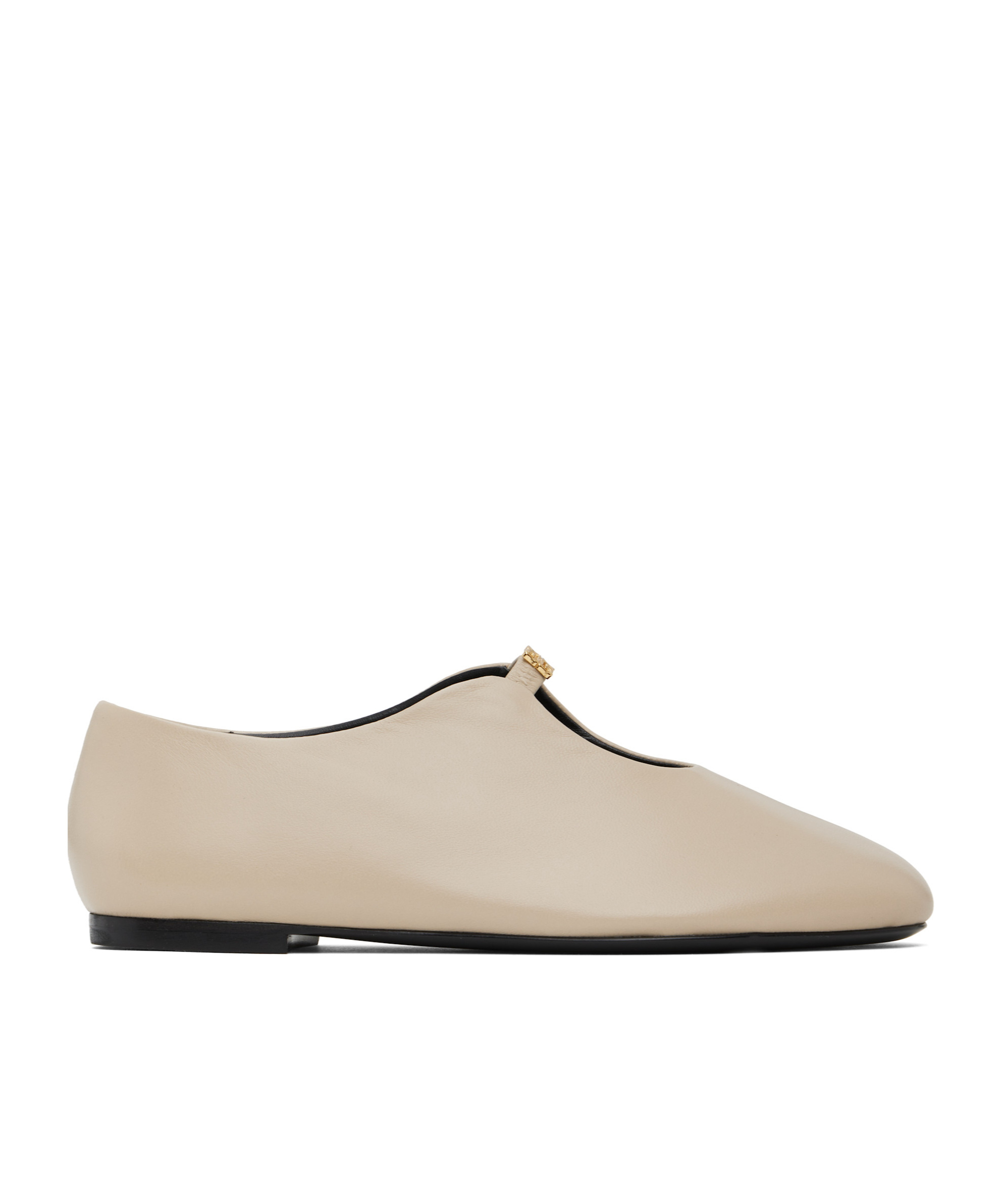 Givenchy Beige 4g Liquid Ballerina Flats In Nude