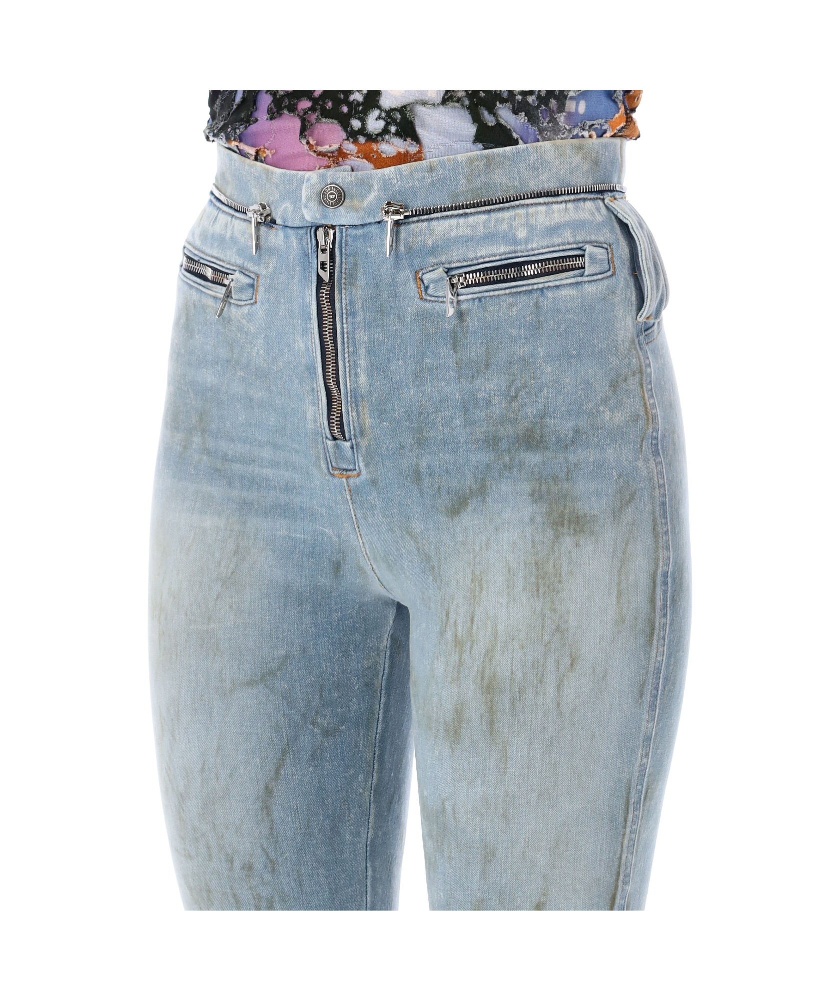 DIESEL DE-ISLA DENIM SKINNY JEANS