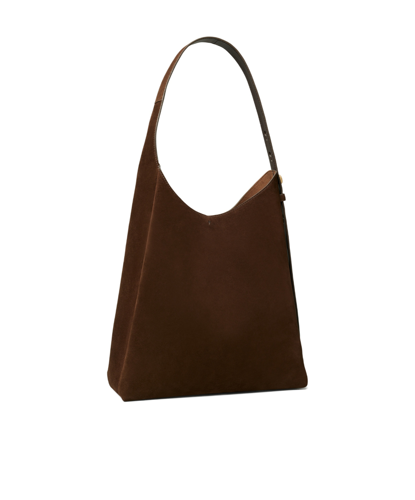 Tory Burch Romy Suede Hobo Bag In Brown