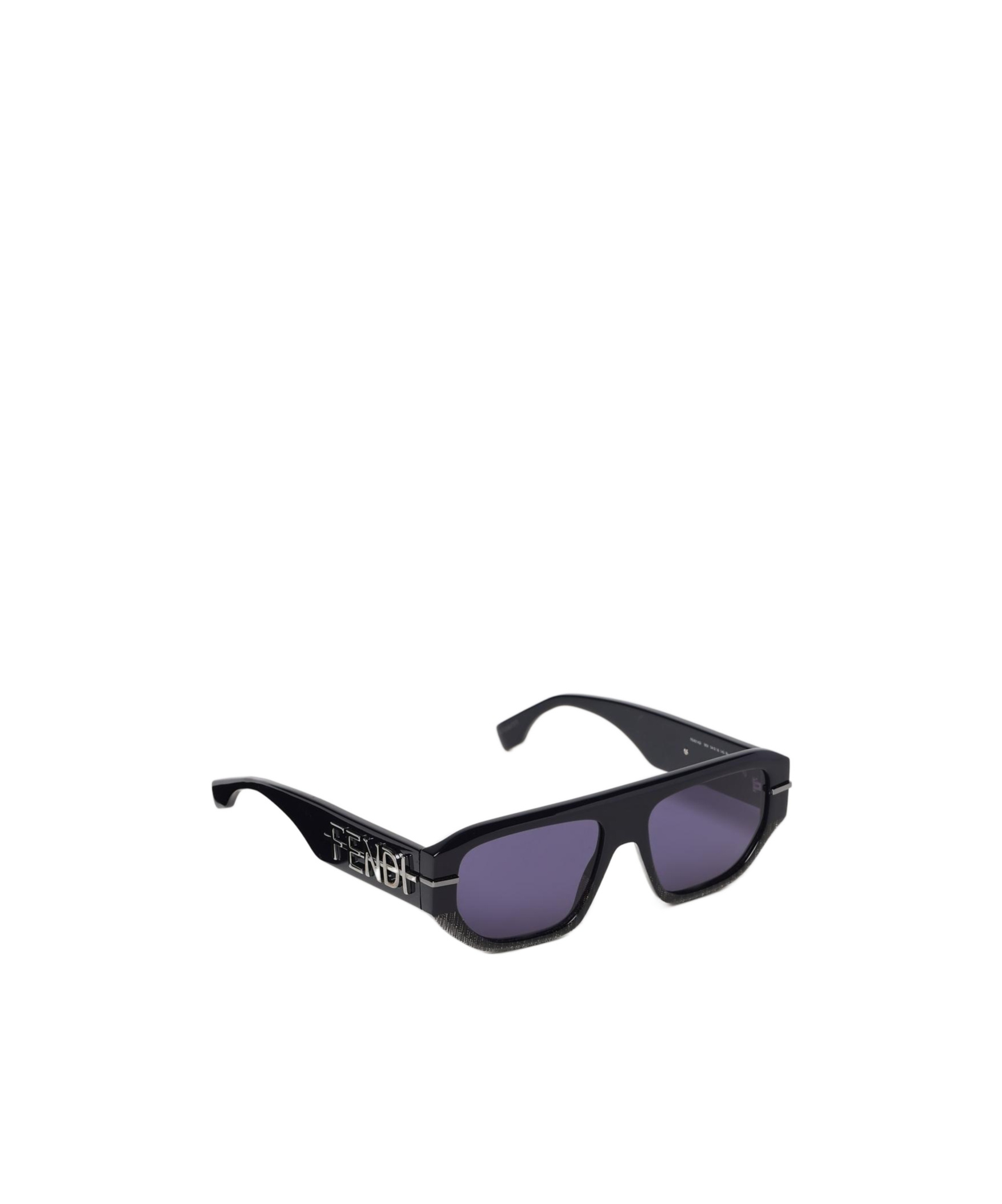 Fendi Eyewear Rectangular Frame Sunglasses In Black