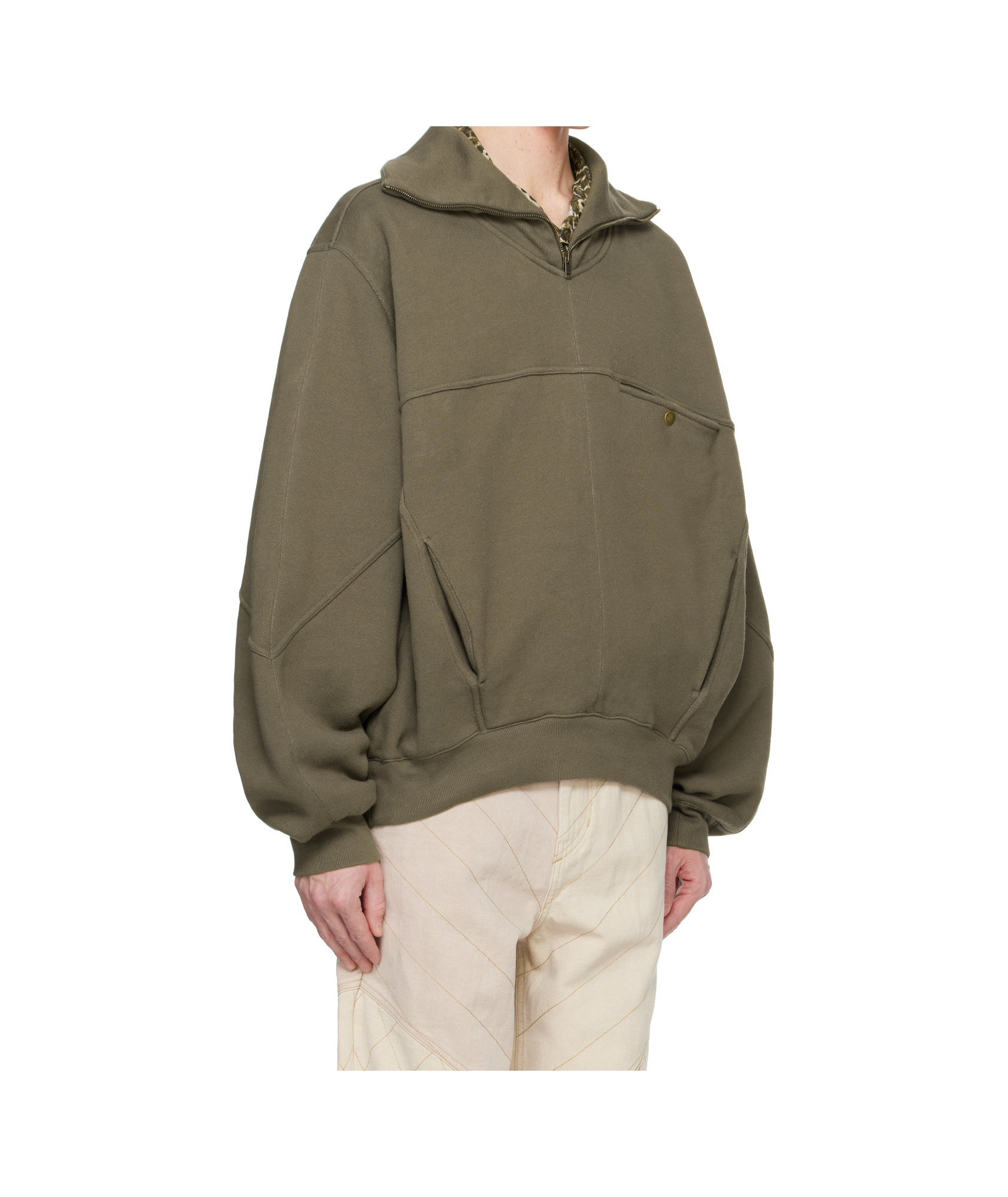Isabel Marant Long-sleeved Sweater In Green