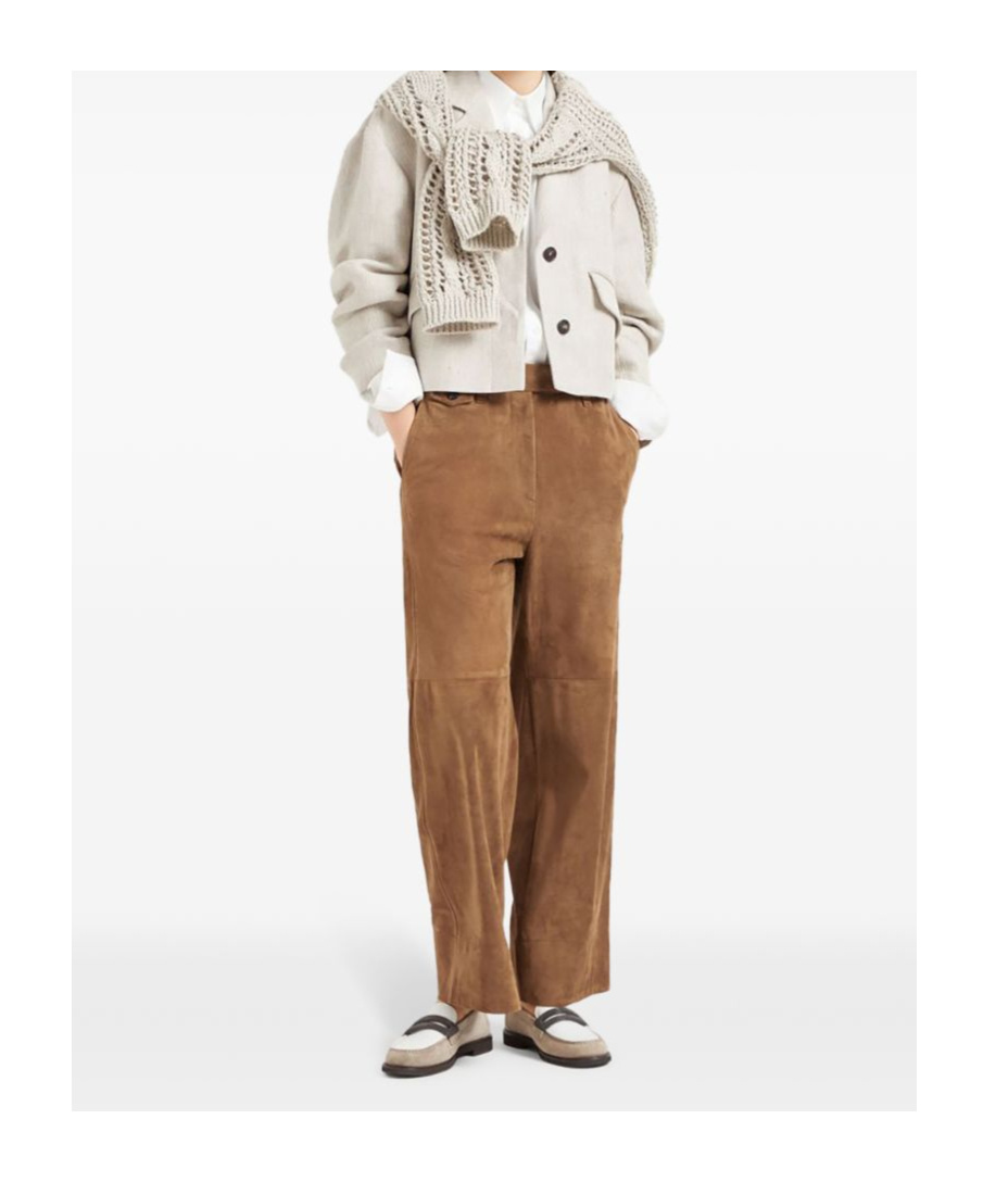 Brunello Cucinelli Long-sleeved Sweater In Nude
