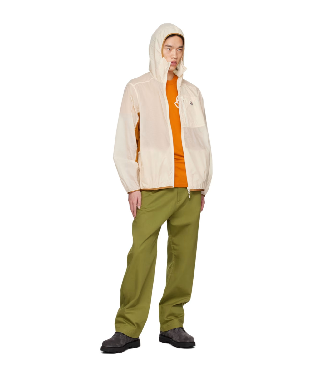 Moncler Mendes Zipper Casual Jacket In White