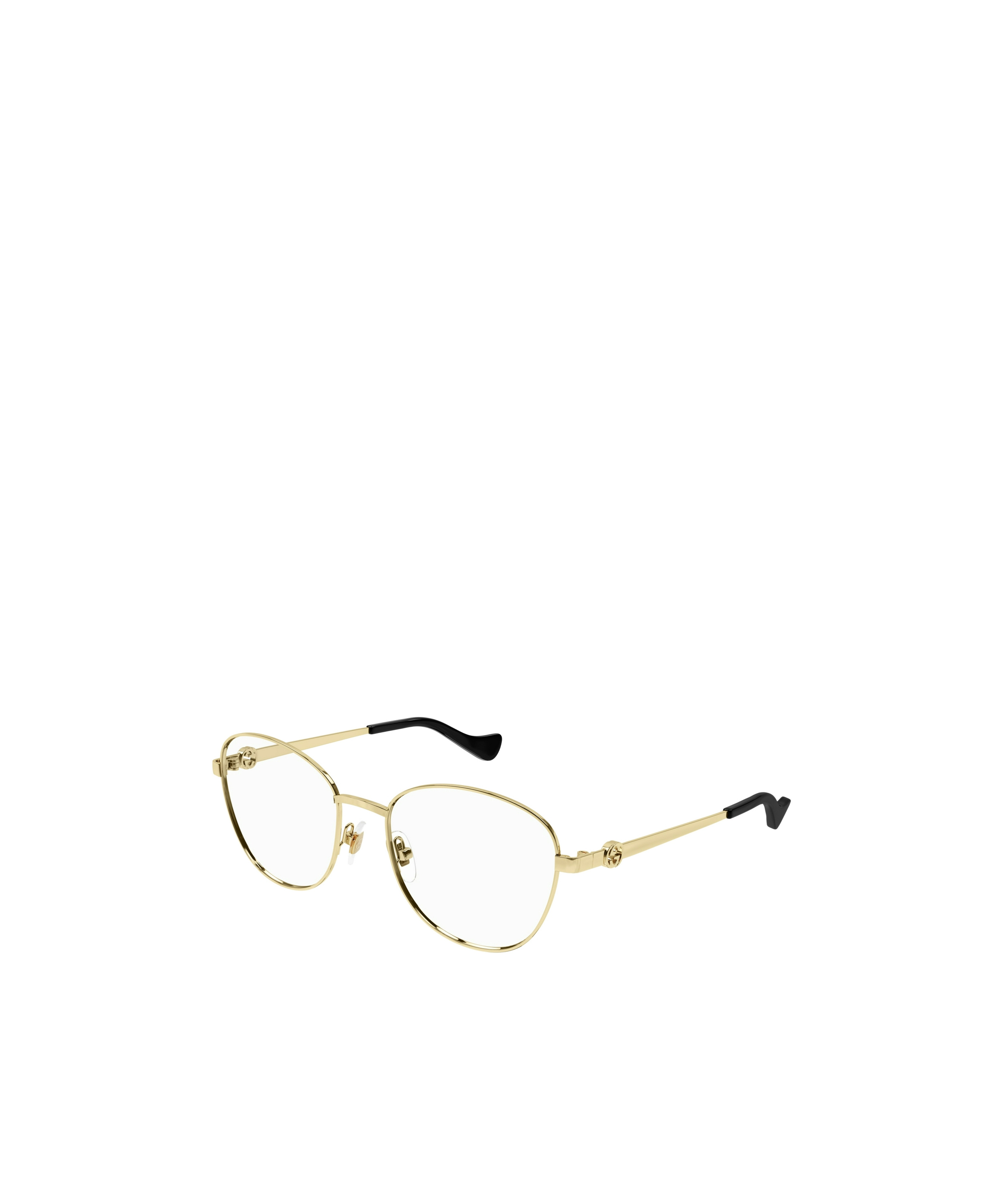 Gucci Round-frame Glasses In Nude