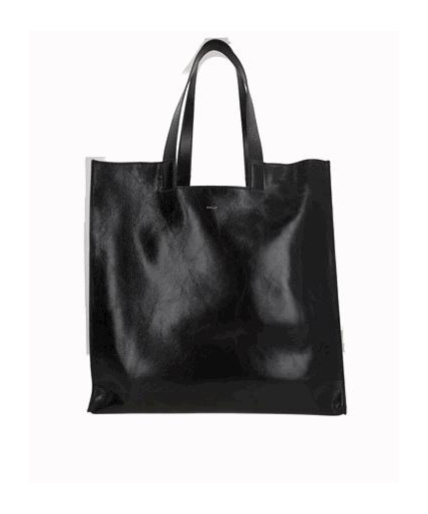 Bally Easy Leather Tote Bag In Black