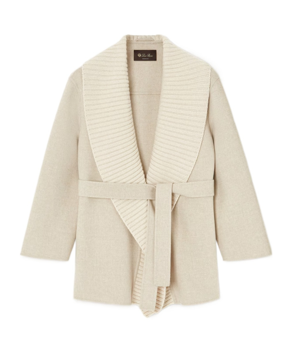Loro Piana Martin Coat In Neutral