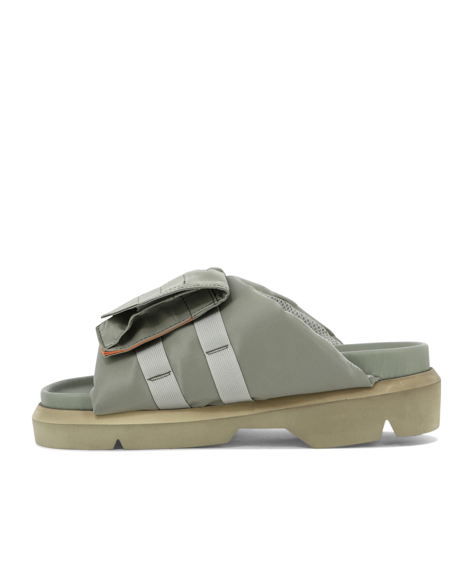 Sacai Open-toed Slippers In Gray