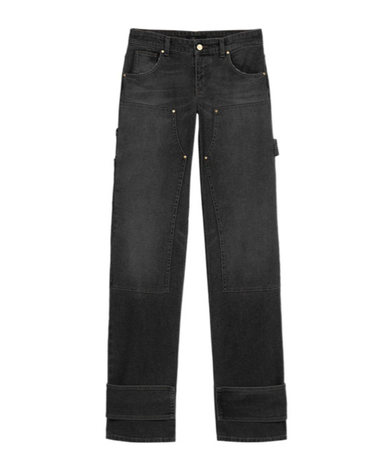 Blumarine Belt-loop Jeans In Black