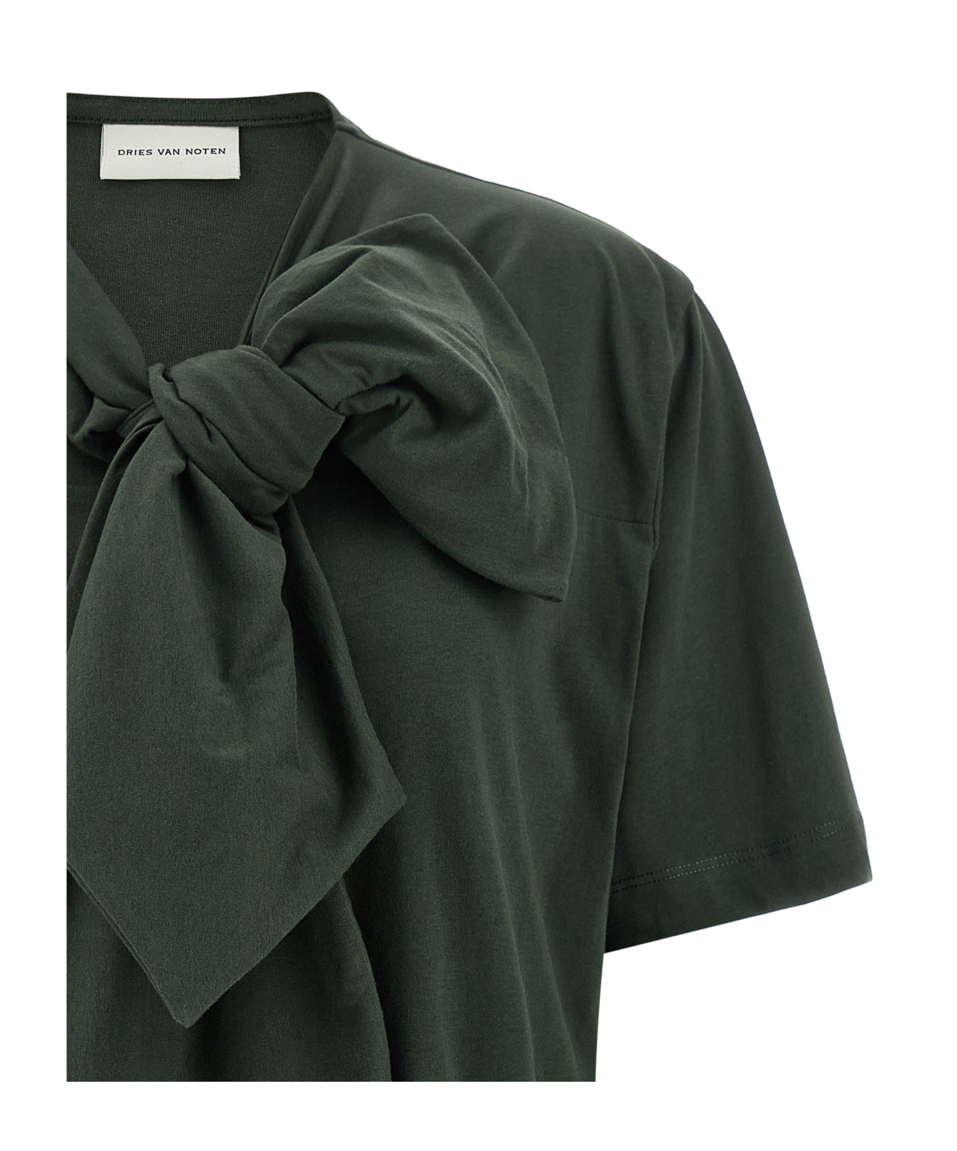 Dries Van Noten Short-sleeved T-shirt In Green
