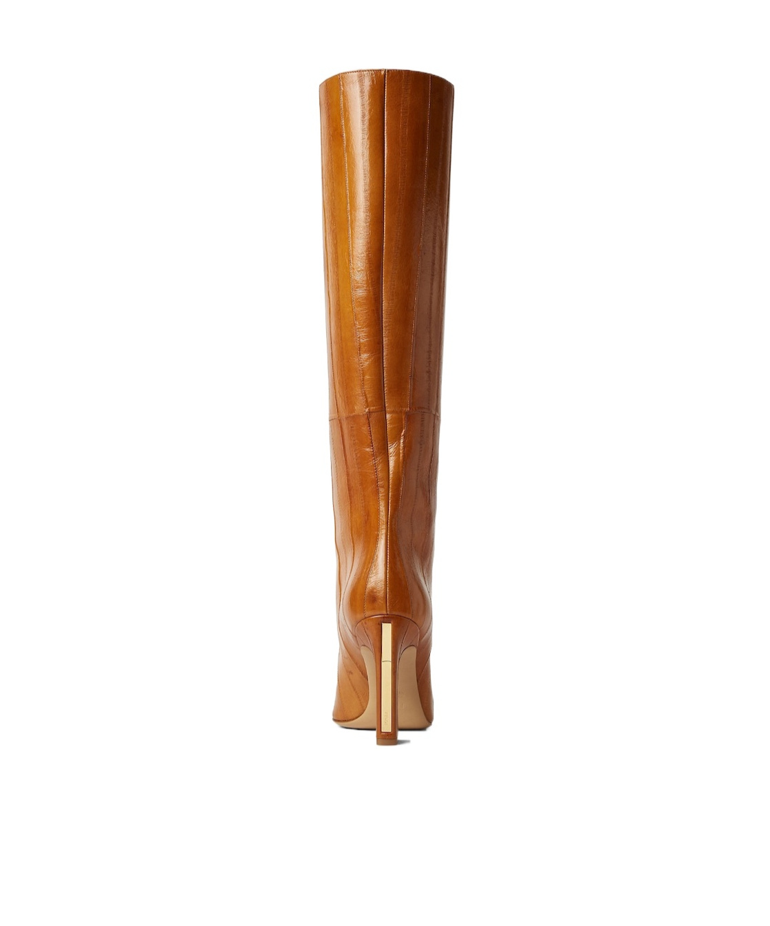 Fendi Beige Hagfish Leather Boots In Brown