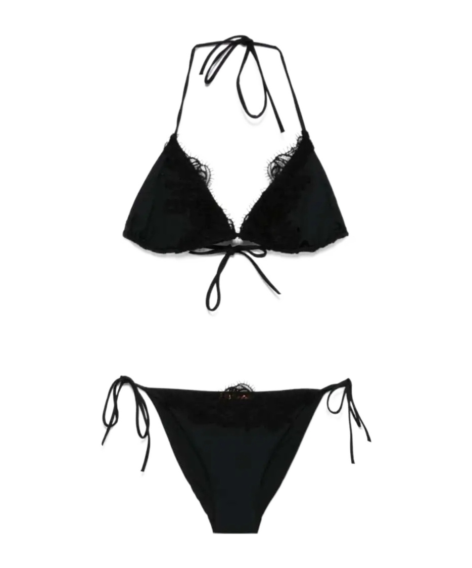 Ermanno Scervino Lace-trim Bikini Set