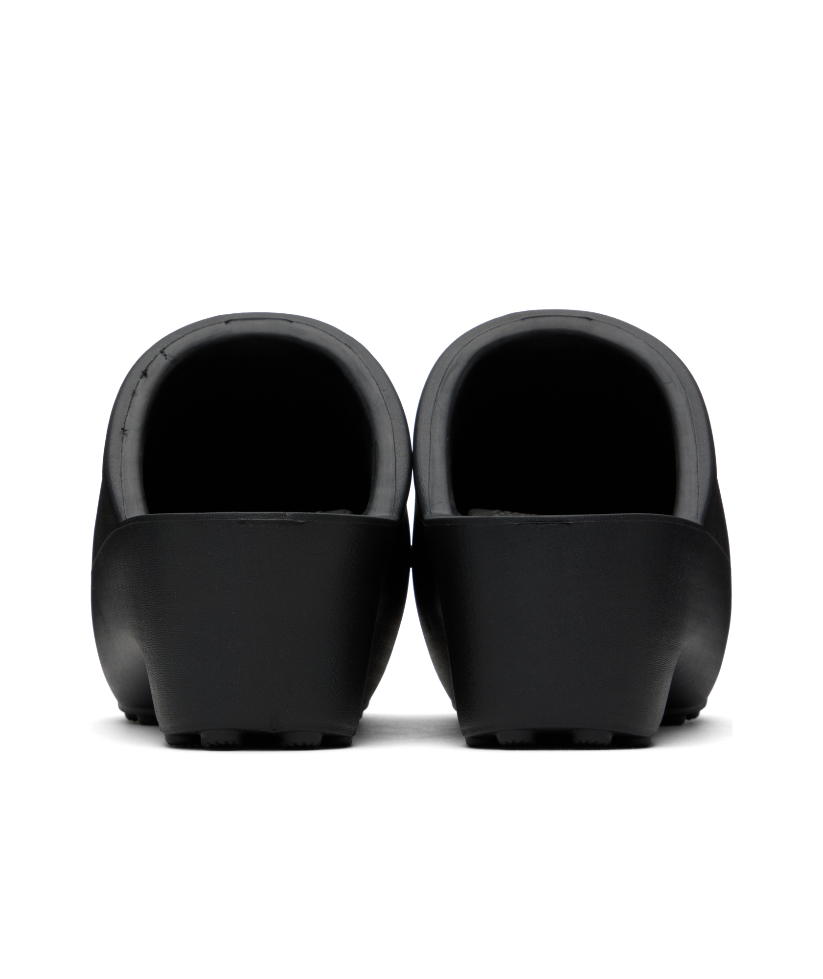 Praying Platform Mules In Black
