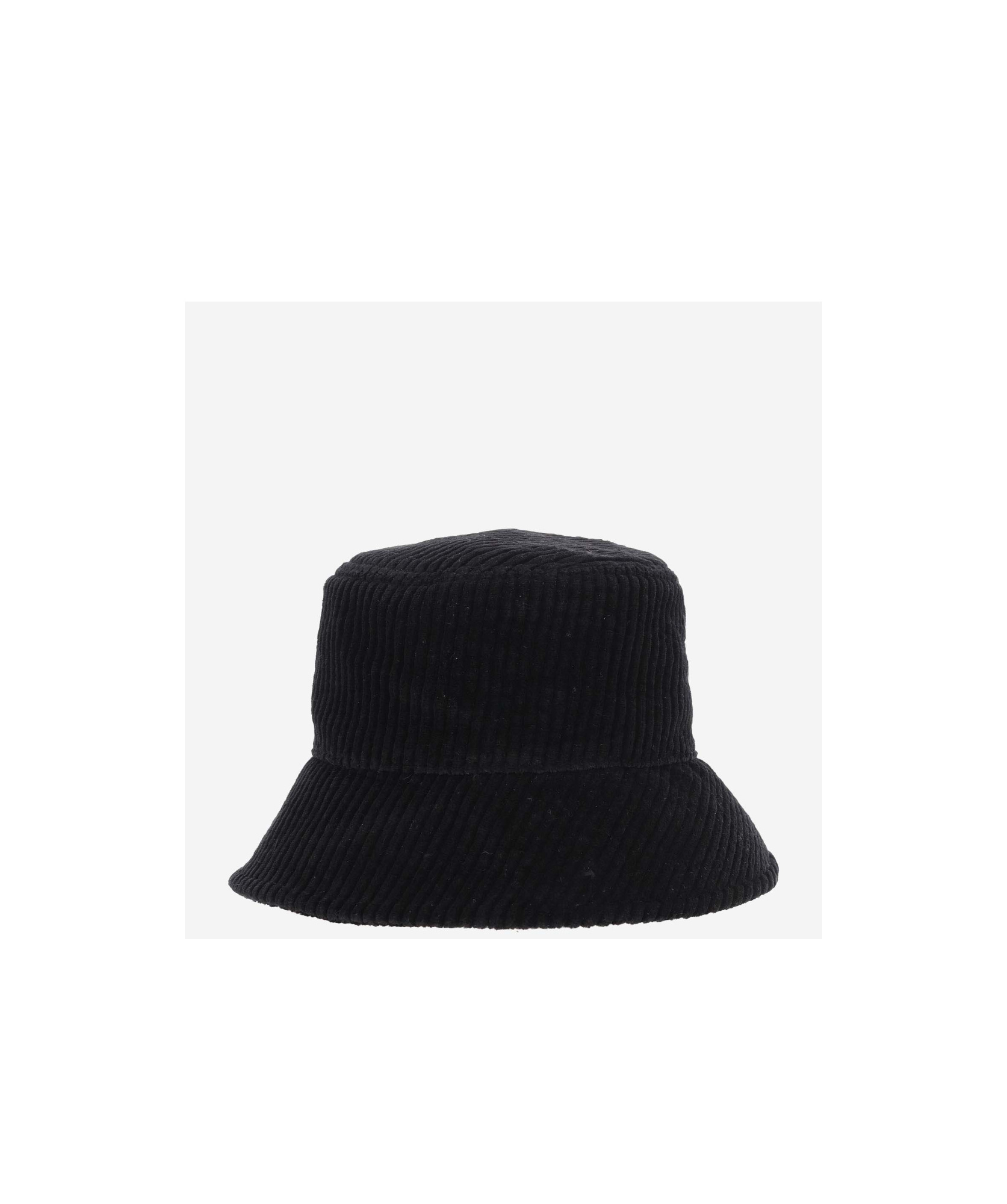 Jil Sander Cotton Velvet Bucket Hat In Black